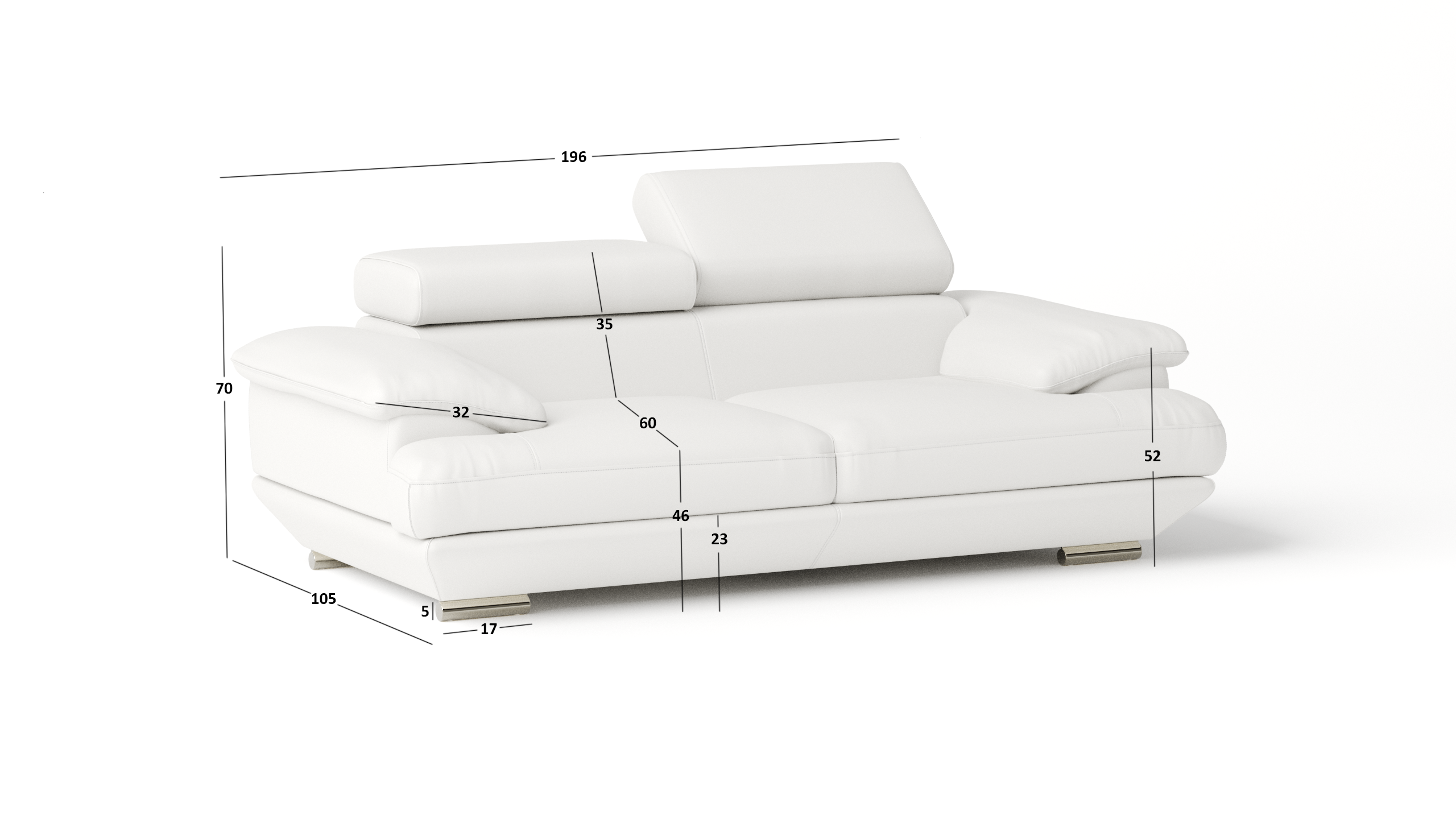 Lexington Leather Two Seat Sofa 6 Thumbnail