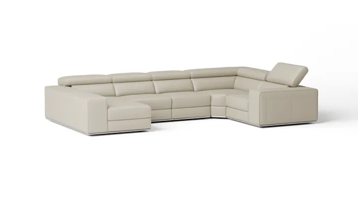 Lorenzo Leather Modular Lounge Option C