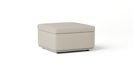 Lorenzo Leather Ottoman With Storage