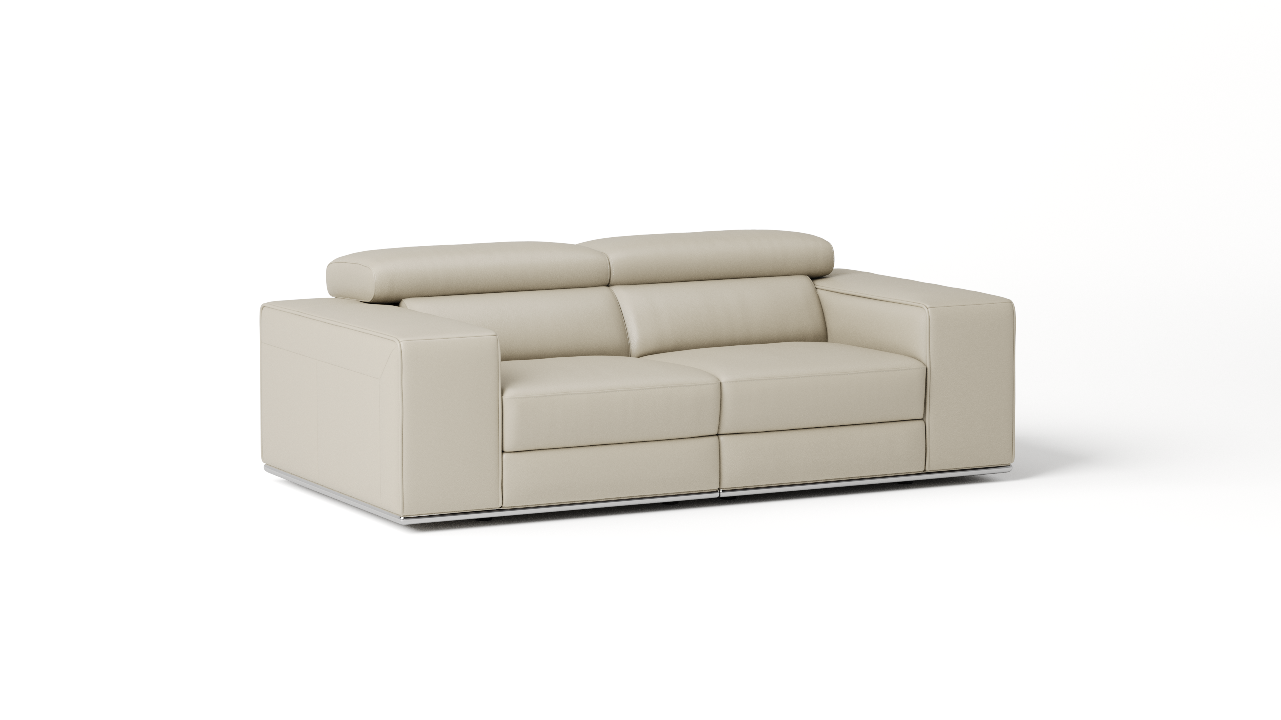 Lorenzo Leather Two Seat Sofa 5 Thumbnail