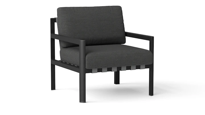 Manly Black Outdoor Armchair
