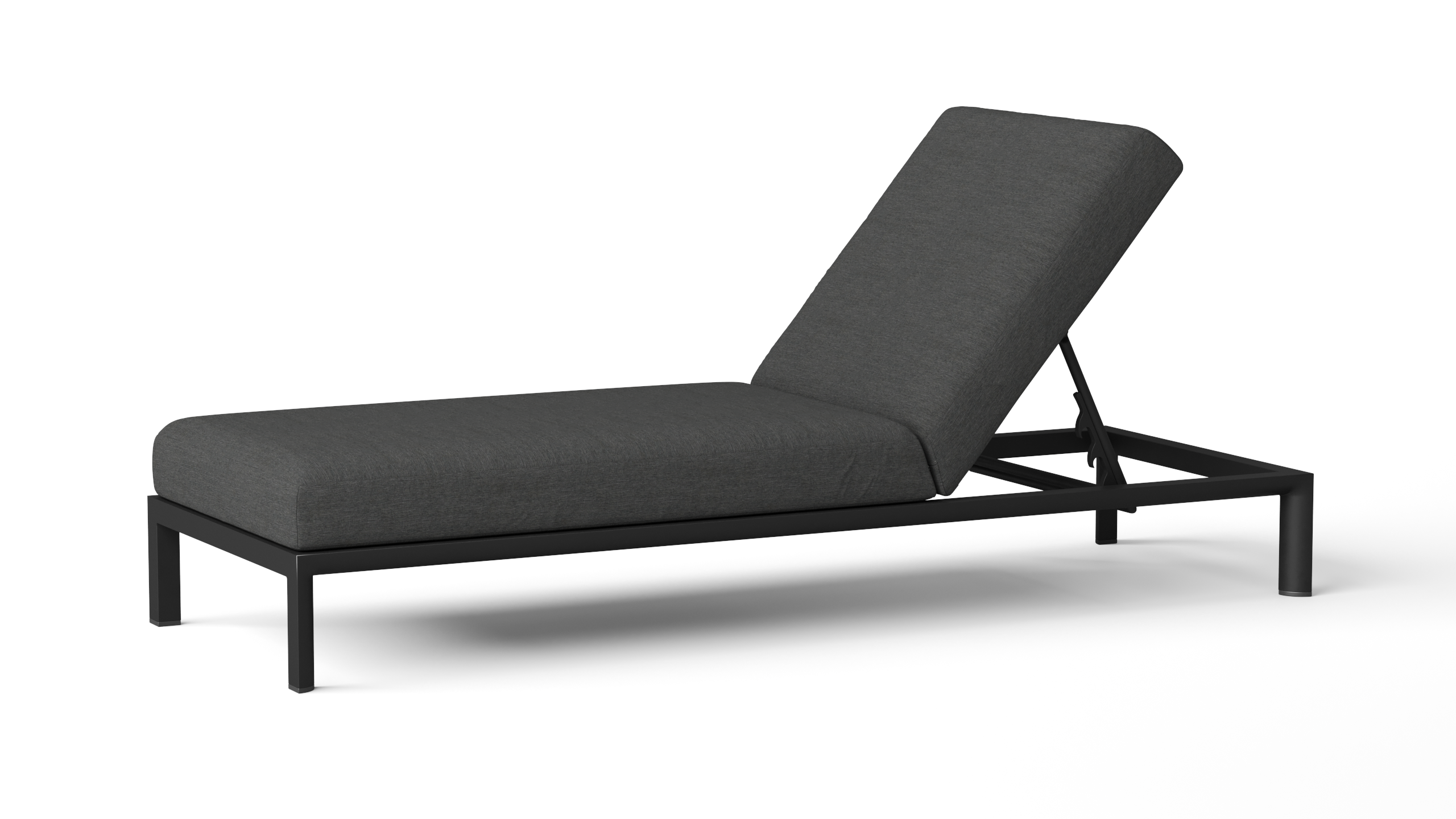 Manly Black Outdoor Sunlounge [2x Sunlounge Only] 3 Thumbnail