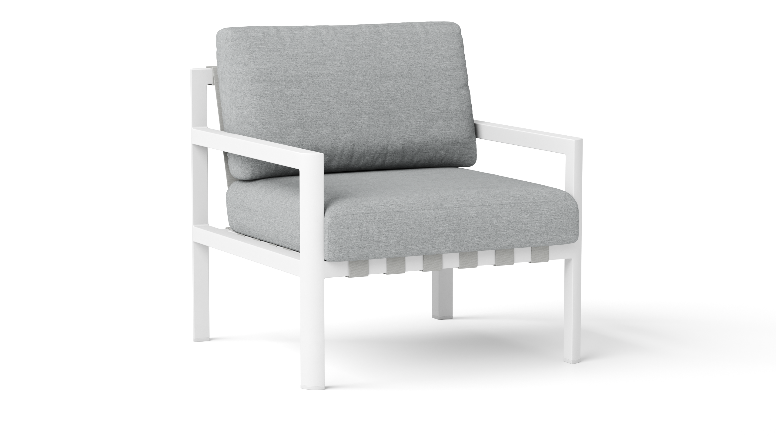 Manly White Outdoor Armchair 12 Thumbnail