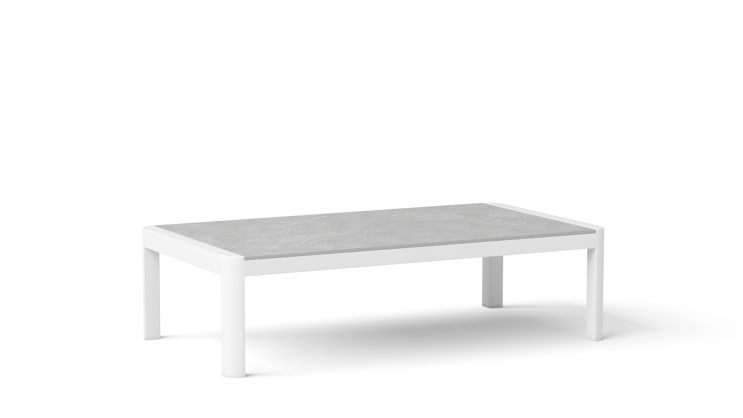 Manly White Outdoor Coffee Table 6 Thumbnail
