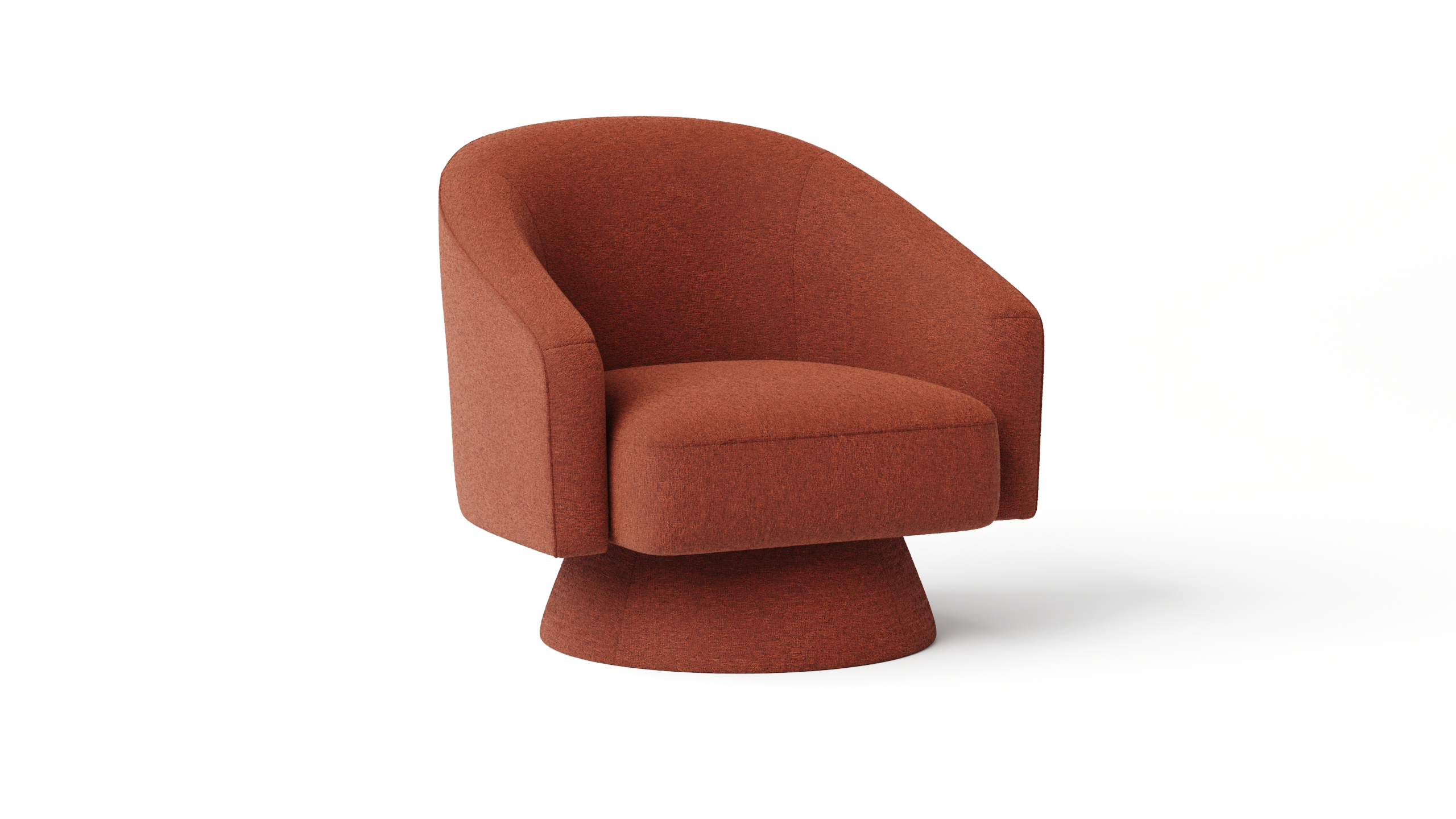 Muse Fabric Swivel Chair 5 Thumbnail