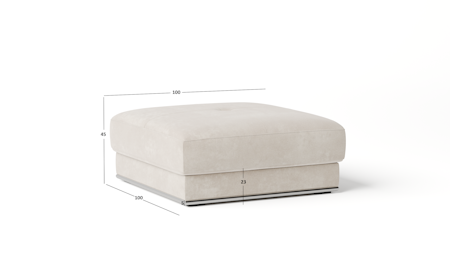 Napoleon Fabric Ottoman 75x75x45