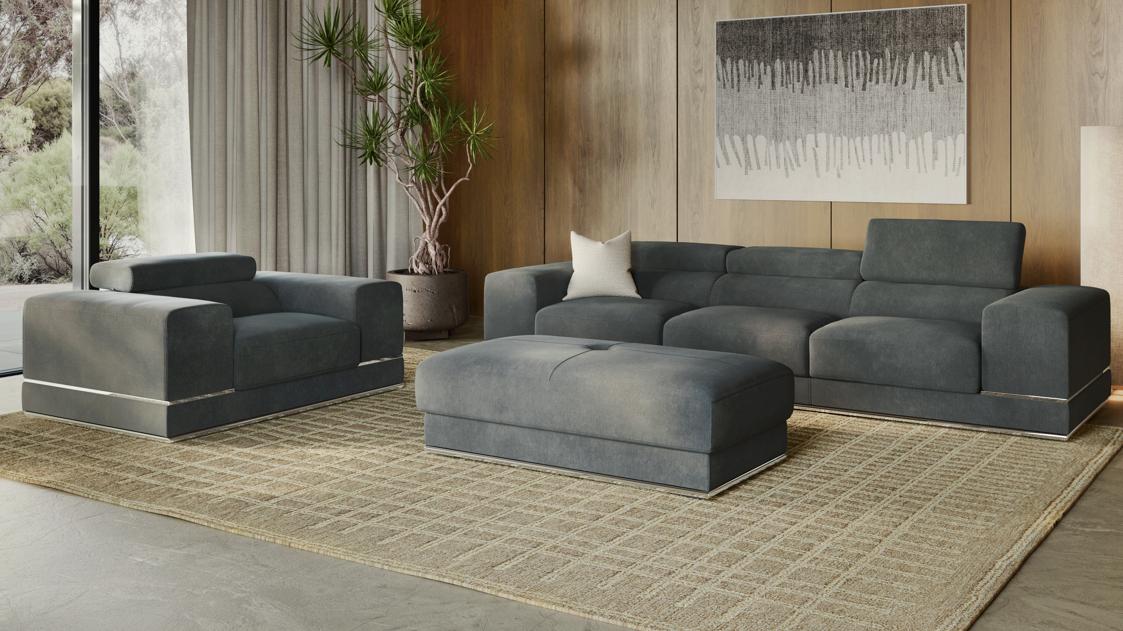 Napoleon Fabric Armchair 10 Thumbnail