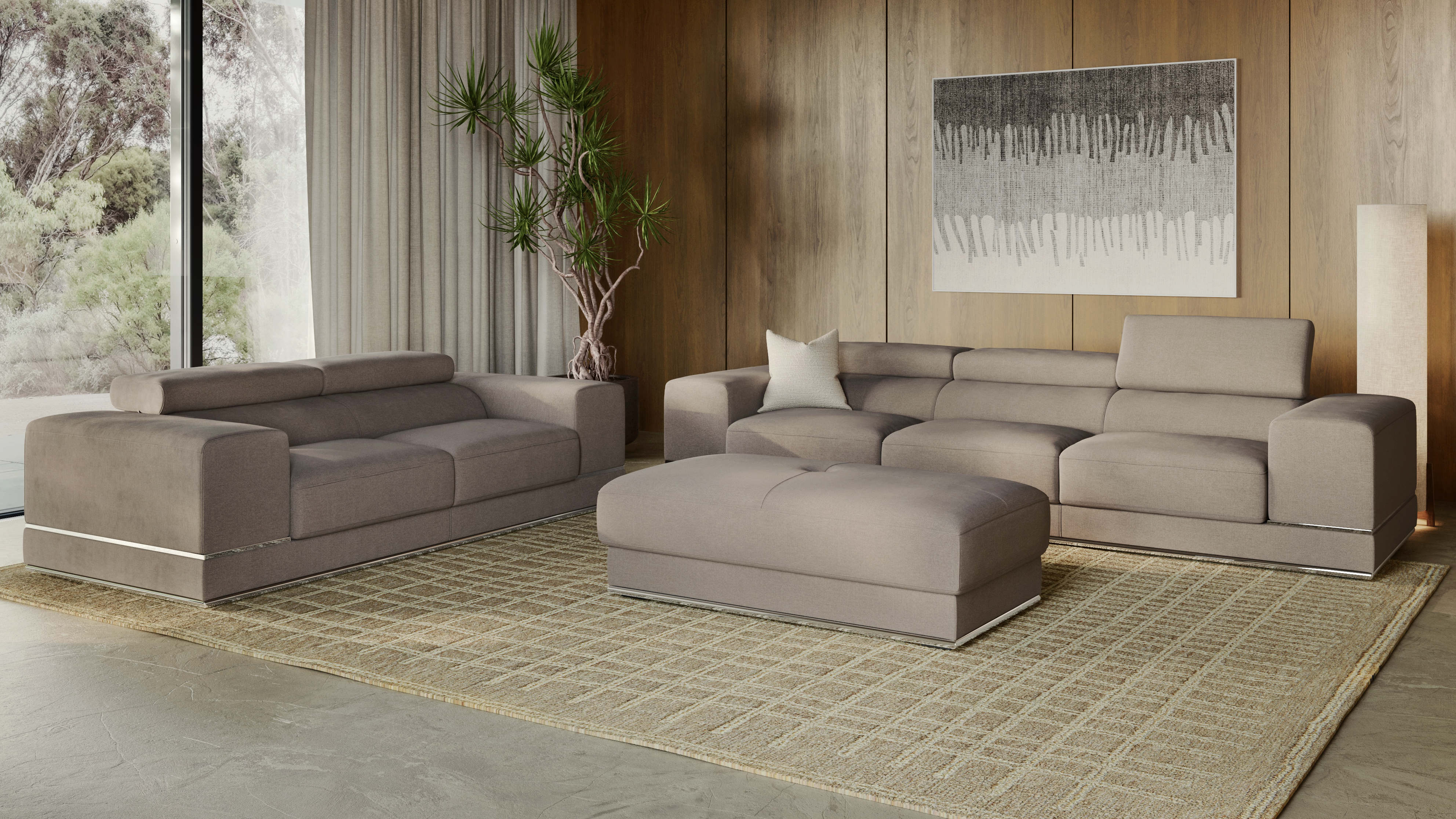 Napoleon Fabric Sofa Suite 3 + 2 12 Thumbnail