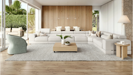 Napoleon Leather Corner Lounge Option C