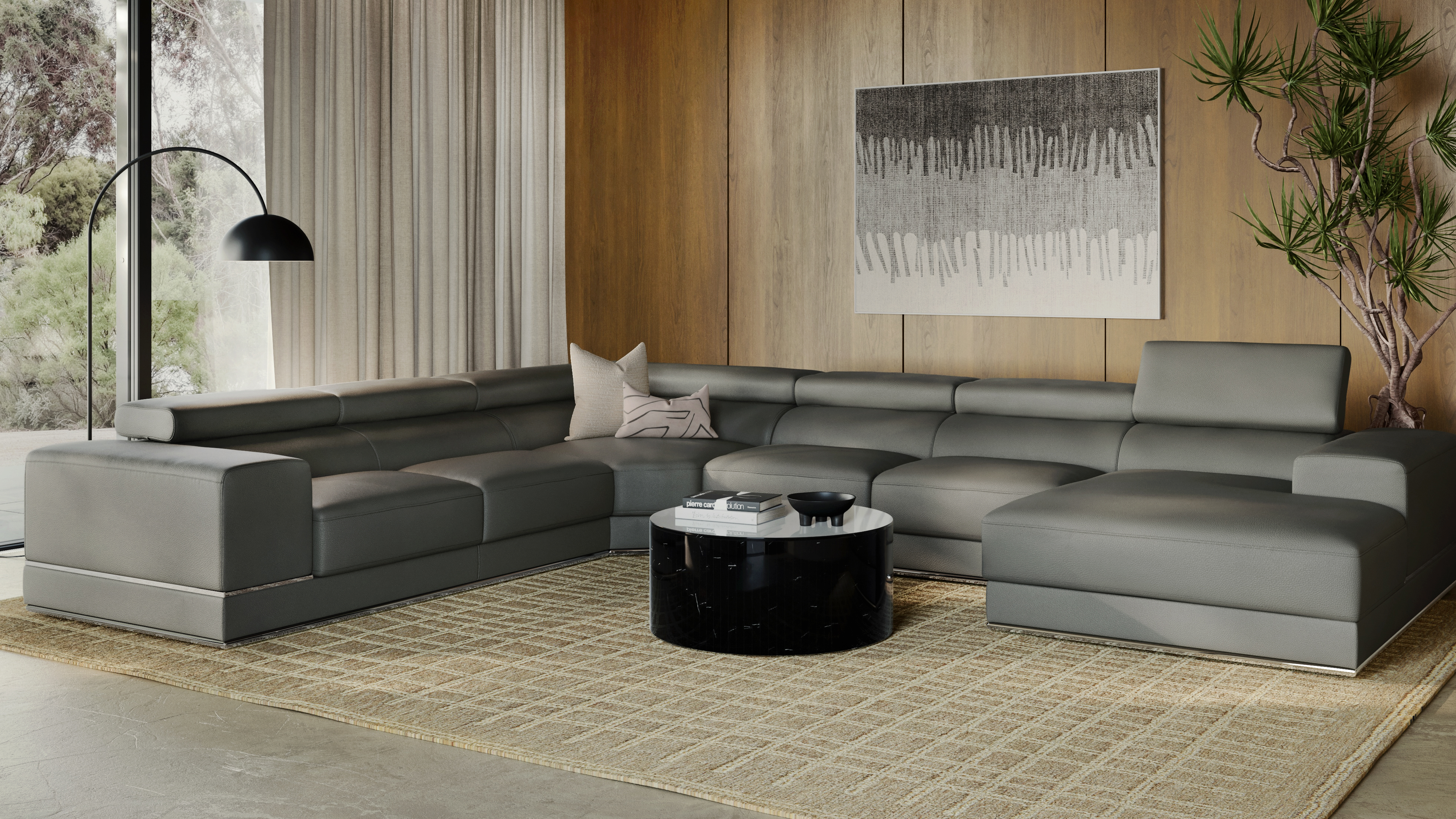 Napoleon Leather Modular Lounge Option A 7 Thumbnail