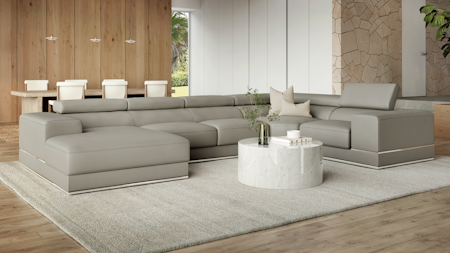 Napoleon Leather Modular Lounge Option C