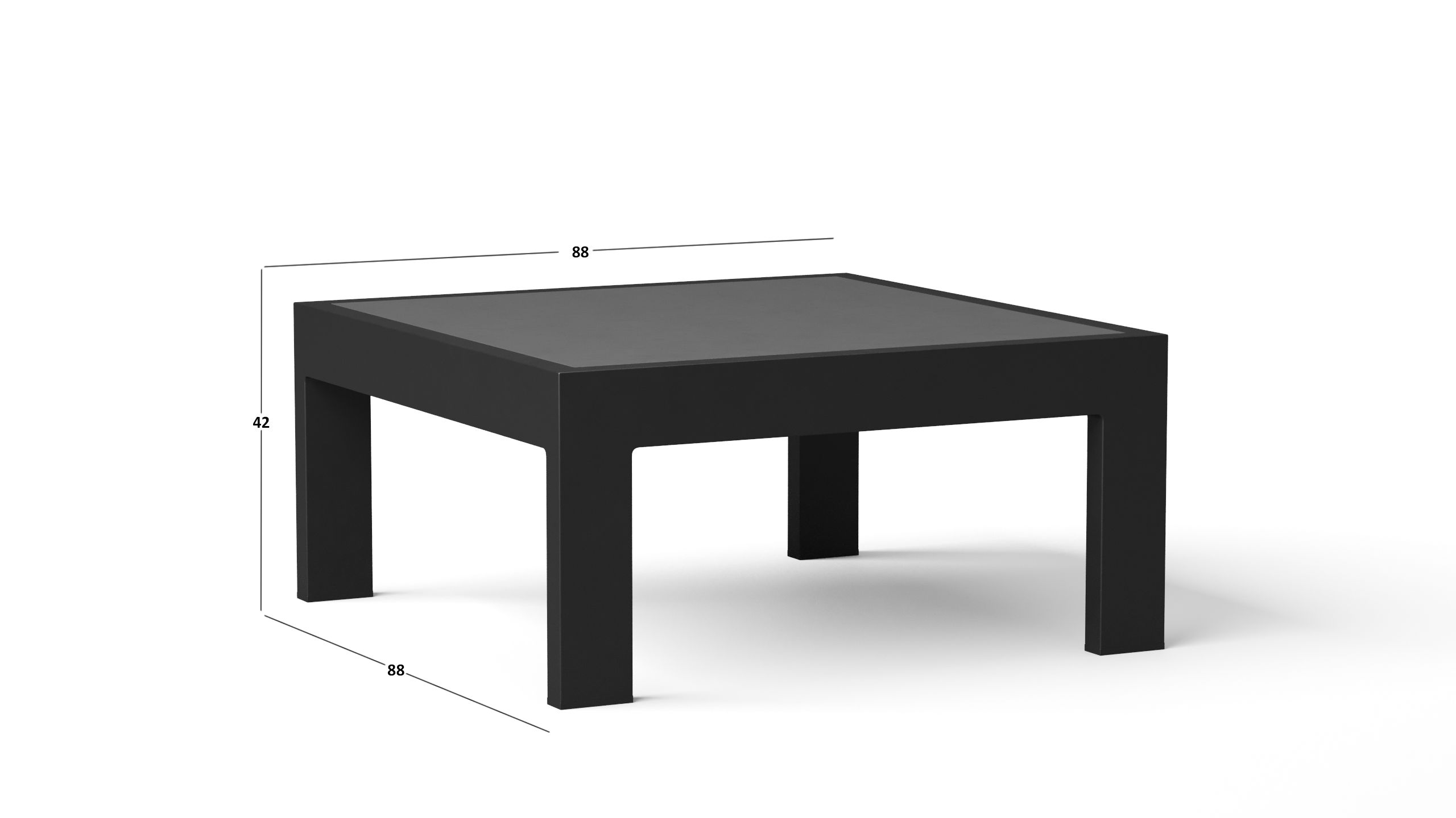 New Noosa Black Outdoor Coffee Table 3 Thumbnail