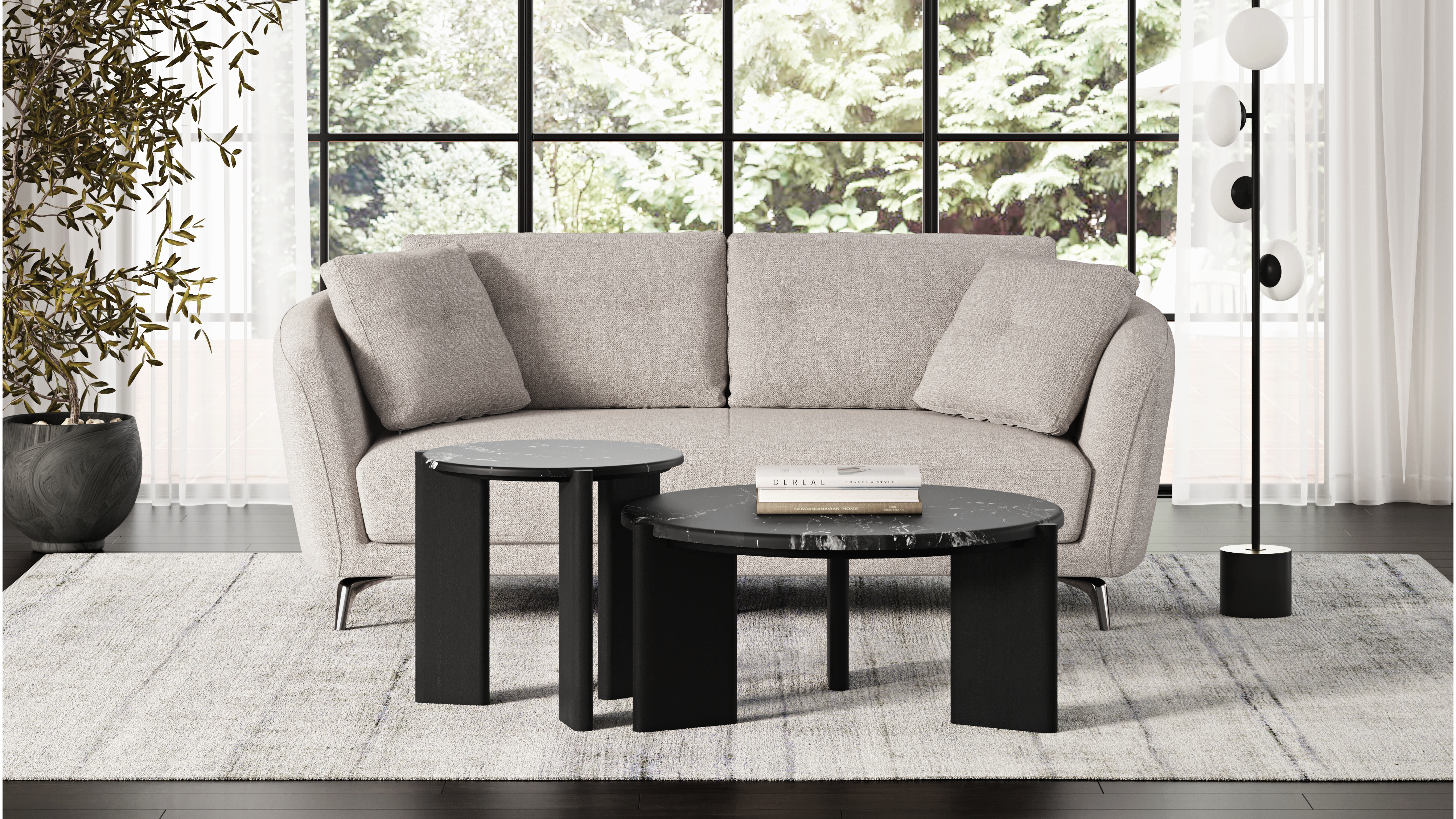 Velora Fabric Two Seat Sofa 11 Thumbnail