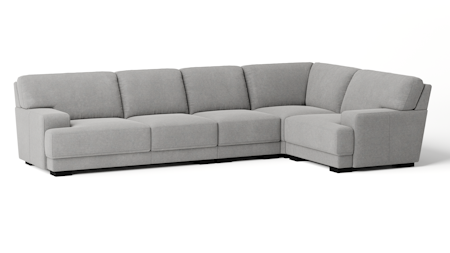 Volante Fabric Corner Lounge Option F