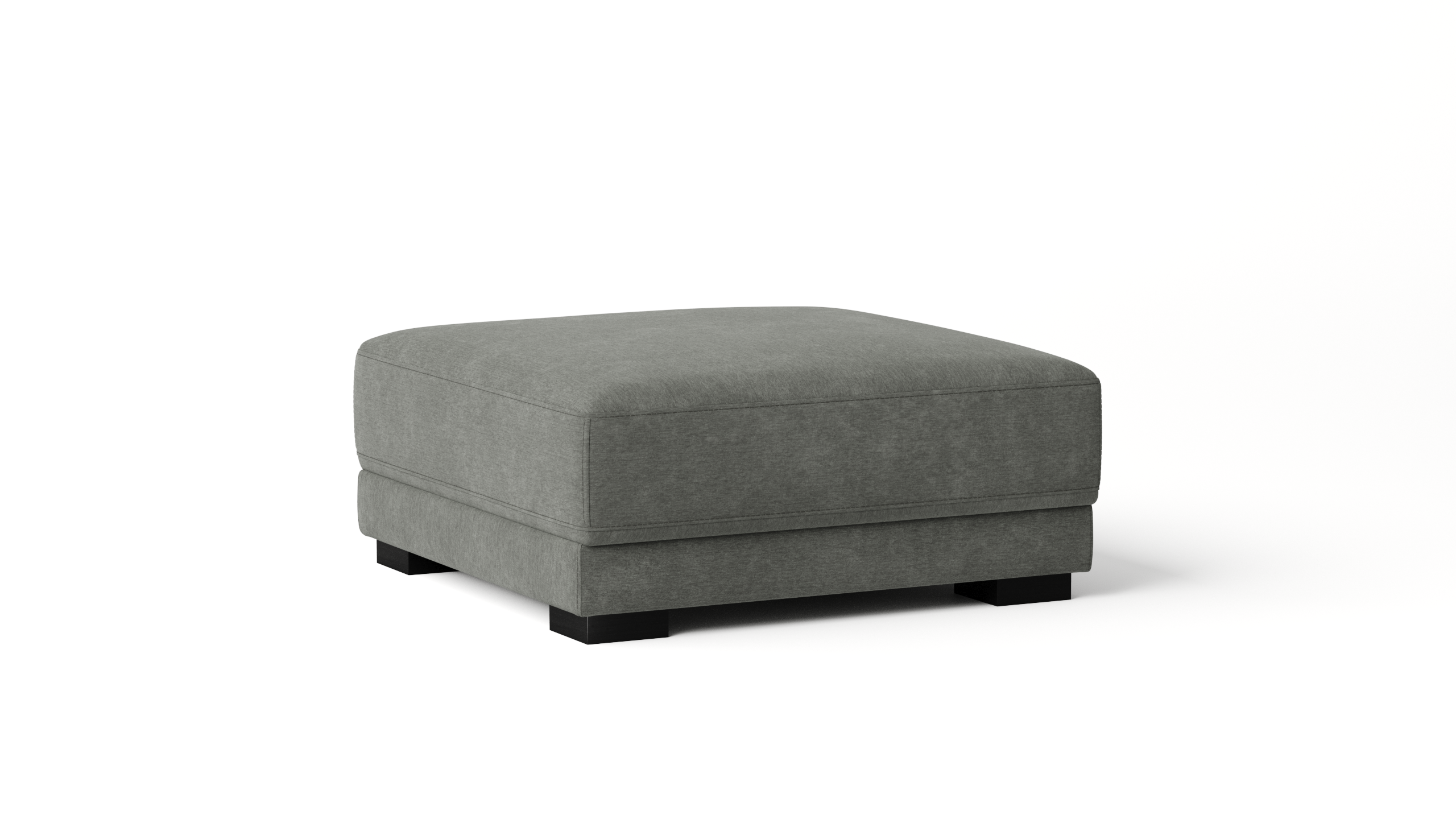 Volante Fabric Ottoman 100x100x45 3 Thumbnail