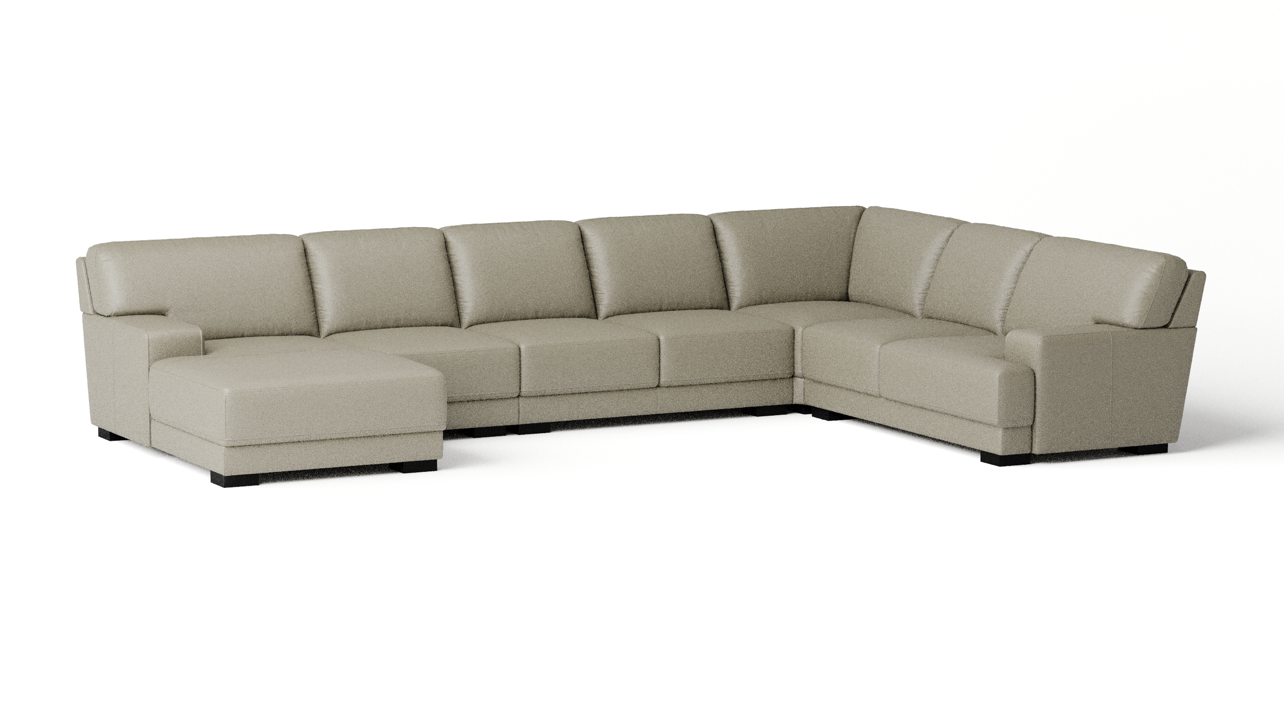 Volante Leather Modular Lounge Option B 5 Thumbnail