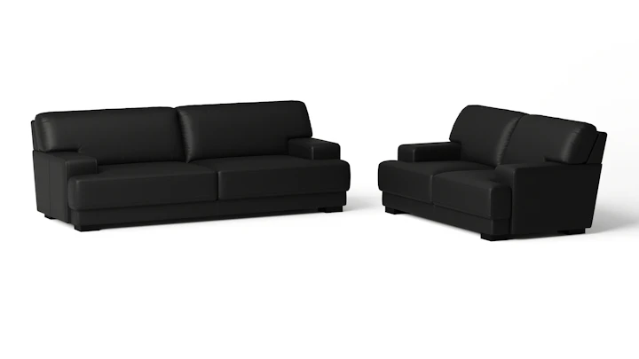 Volante Leather Sofa Suite 3 + 2