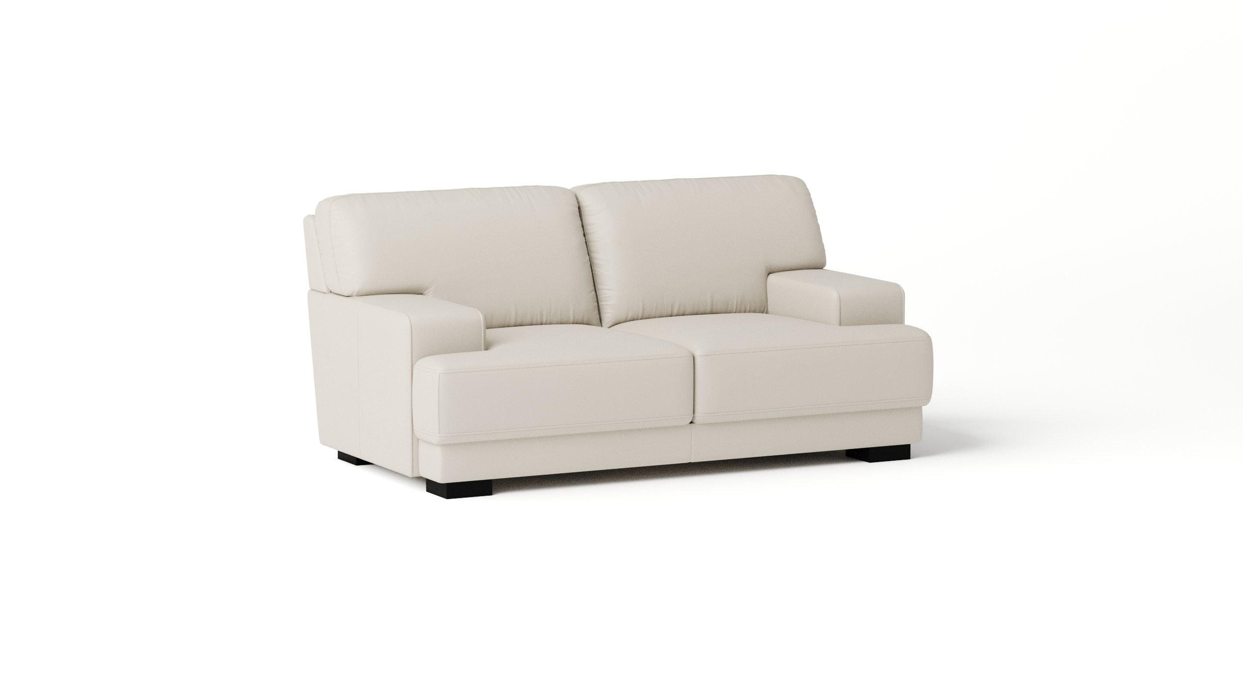 Volante Leather Two Seat Sofa 5 Thumbnail