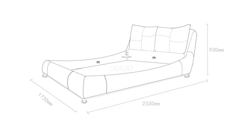 Charleston Queen Size Bed 2 Thumbnail
