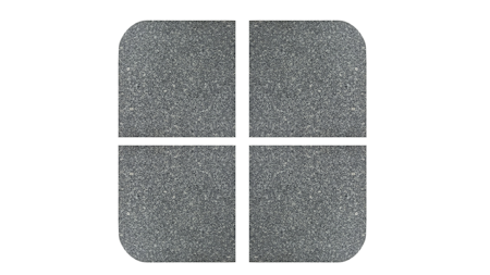 Shelta Granite Ballast Outdoor Base Set Of 4