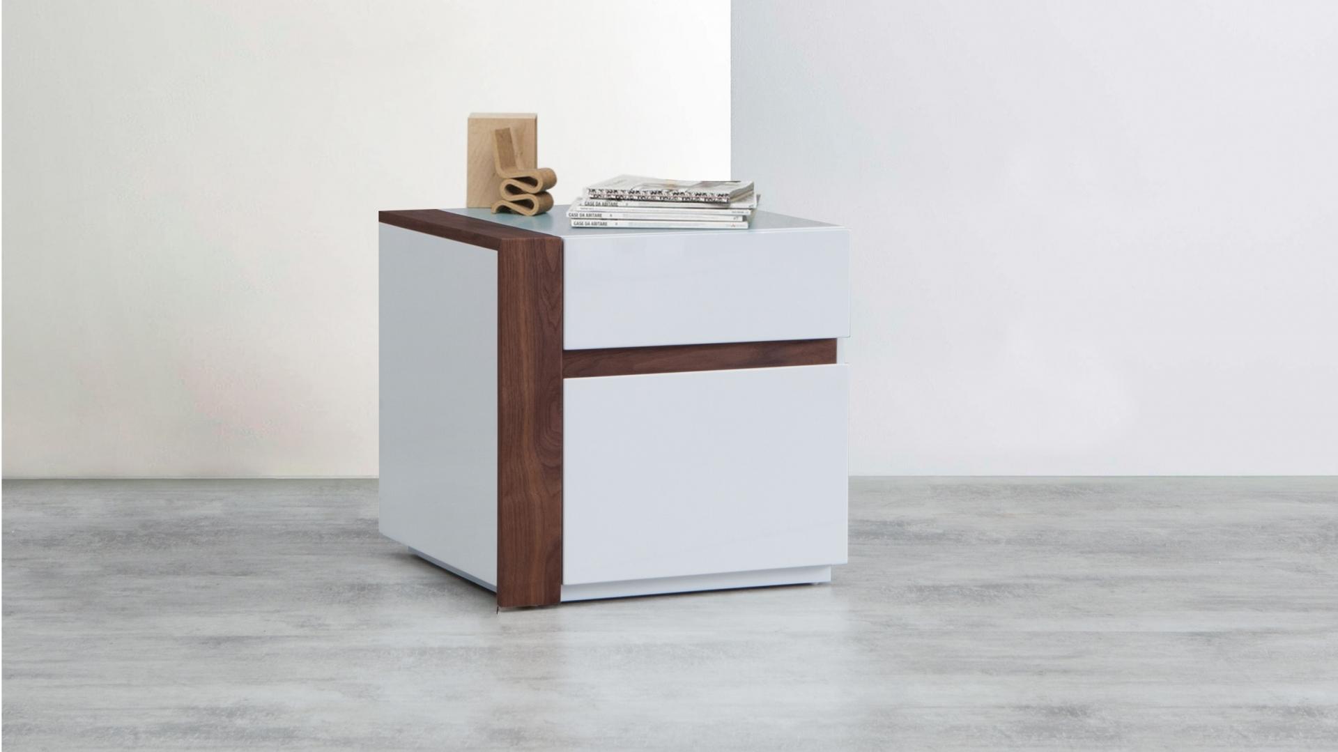 TORONTO Side Table (Finish Colour-white Gloss - SKU681086) 1