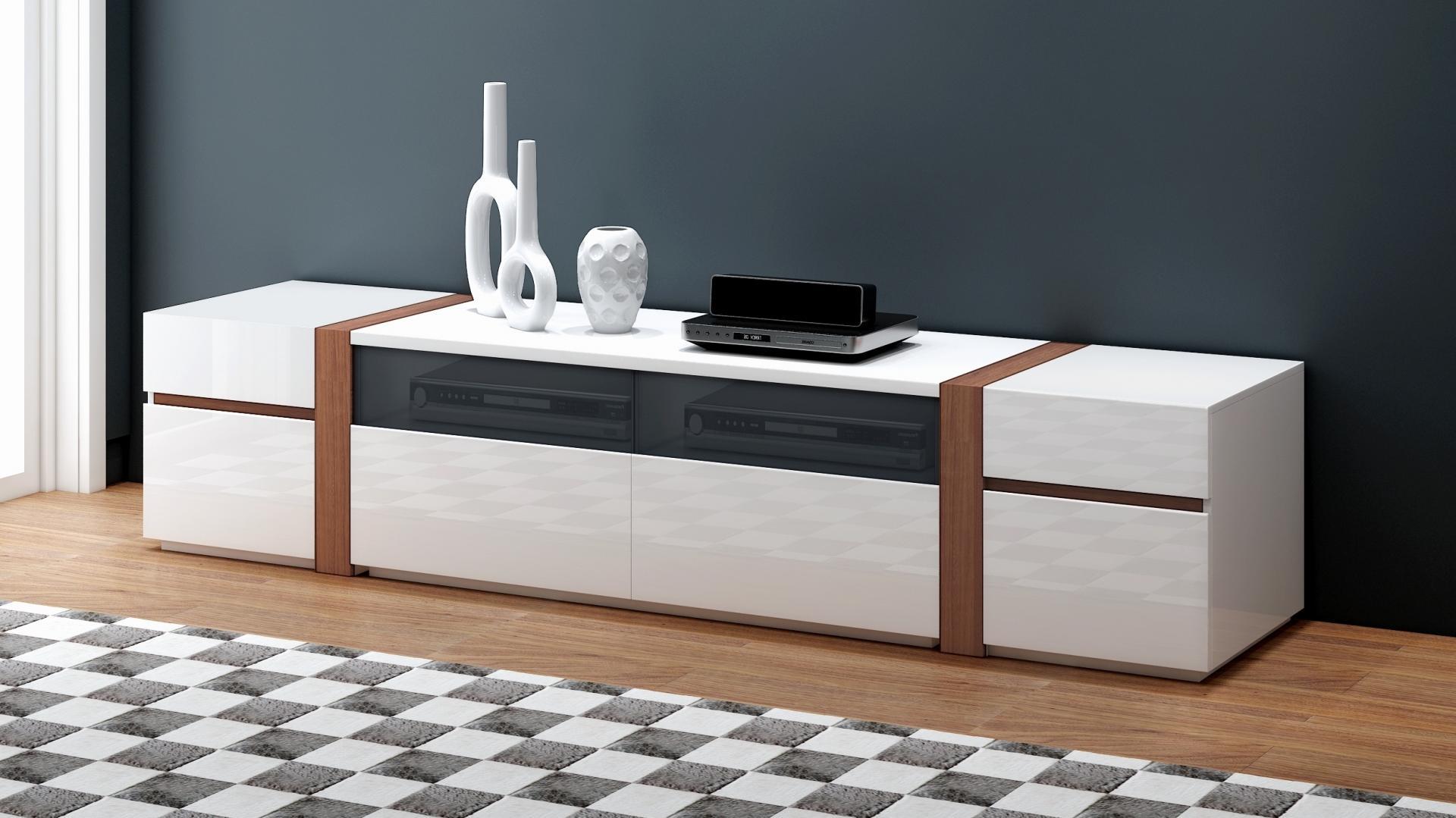 TORONTO Tv Entertainment Unit (Finish Colour-white Gloss - SKU681084) 1