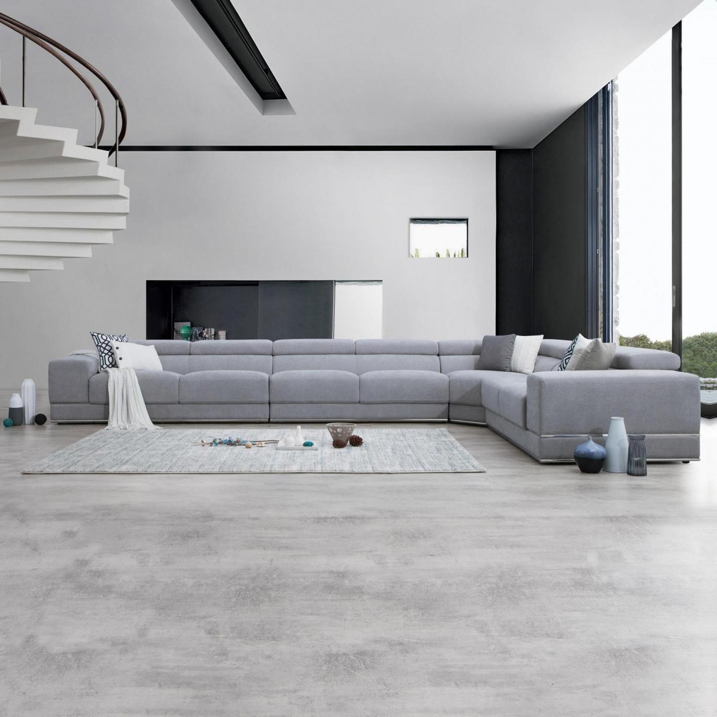 Napoleon Fabric Corner Lounge Option C Lounge Life