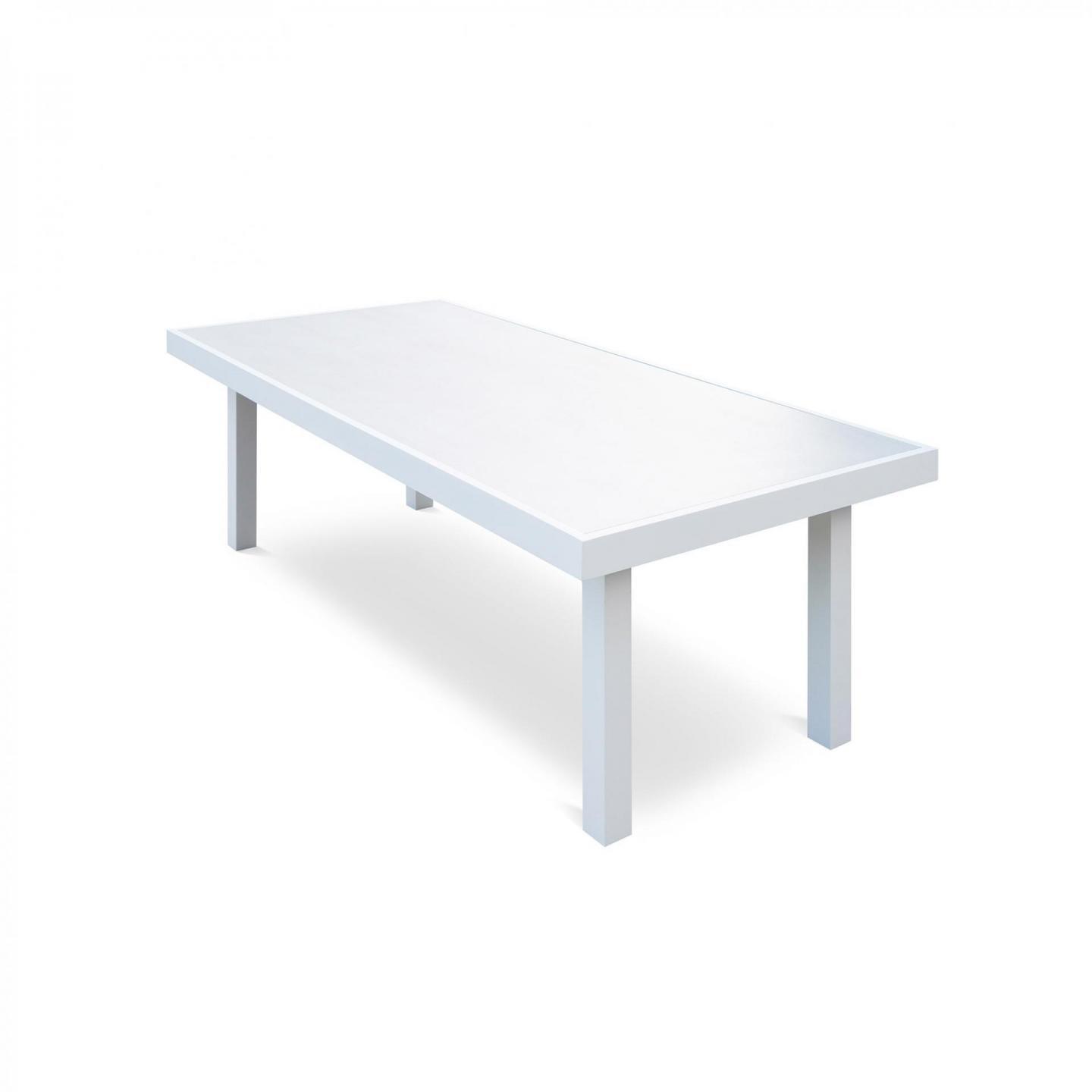 Invini White 220x100 Outdoor Dining Table | Lavita Outdoor