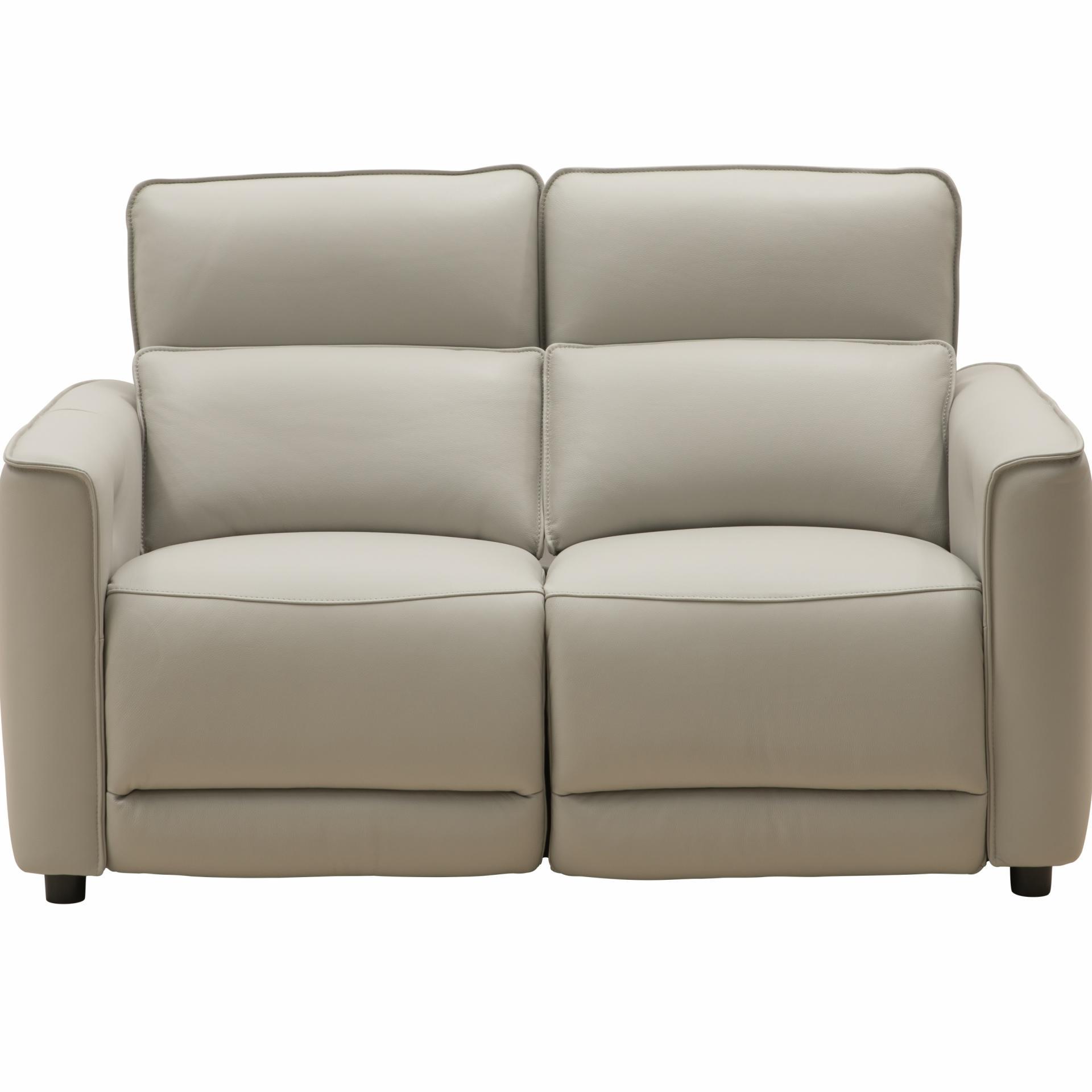 Affleck Leather Recliner Two Seater Sofa Lounge Life 1431