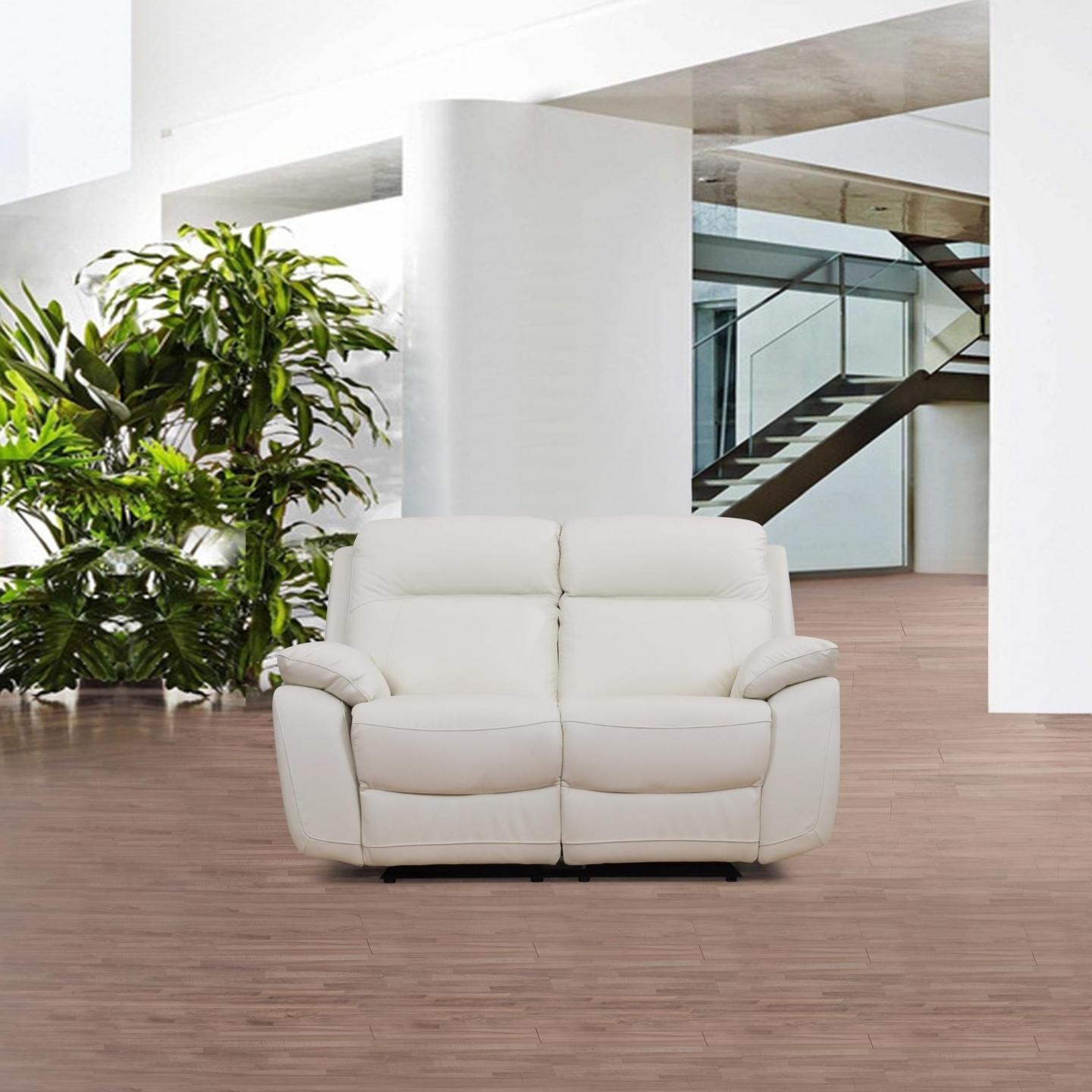 Berkeley Leather Recliner Two Seater Sofa Lounge Life