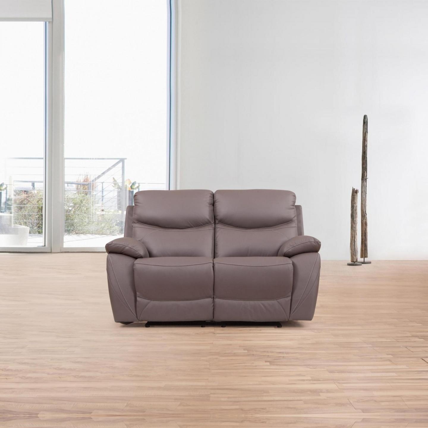 Chelsea Leather Recliner Two Seater Sofa | Lounge Life