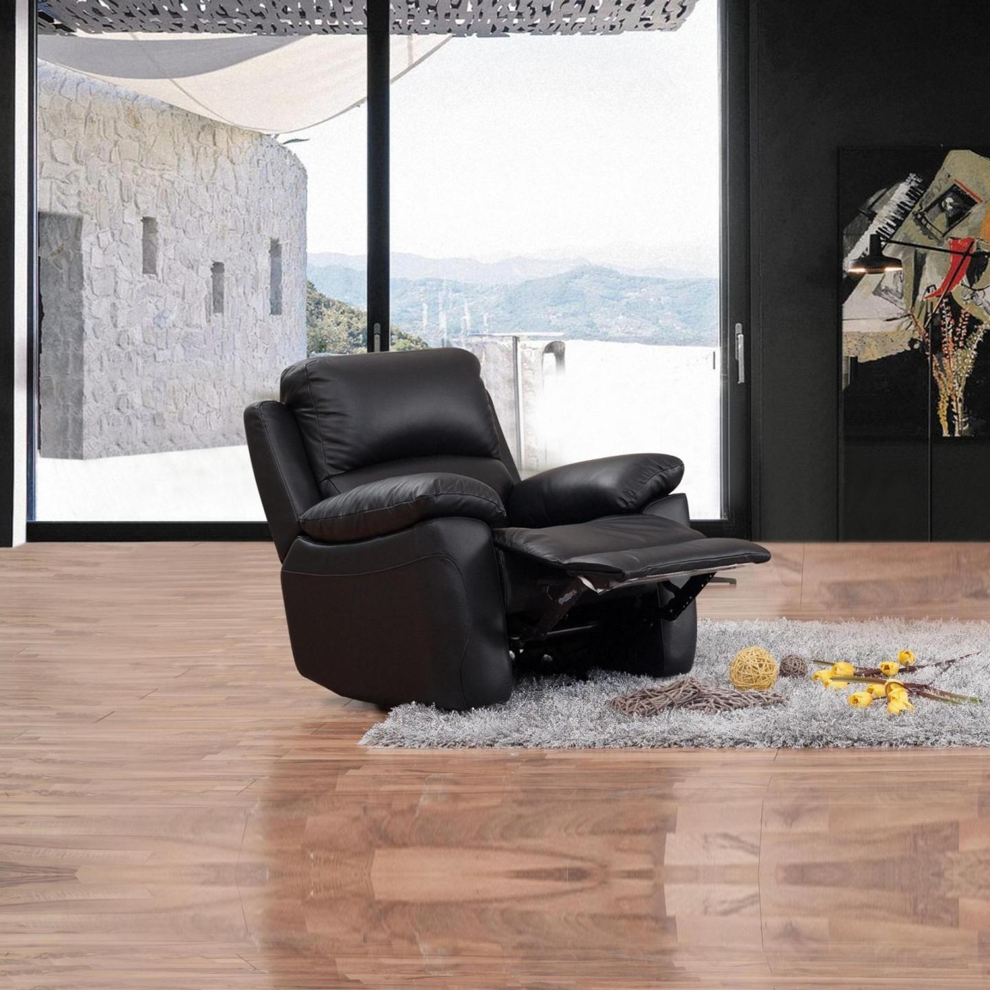 Lincoln Fabric Recliner Armchair Lounge Life