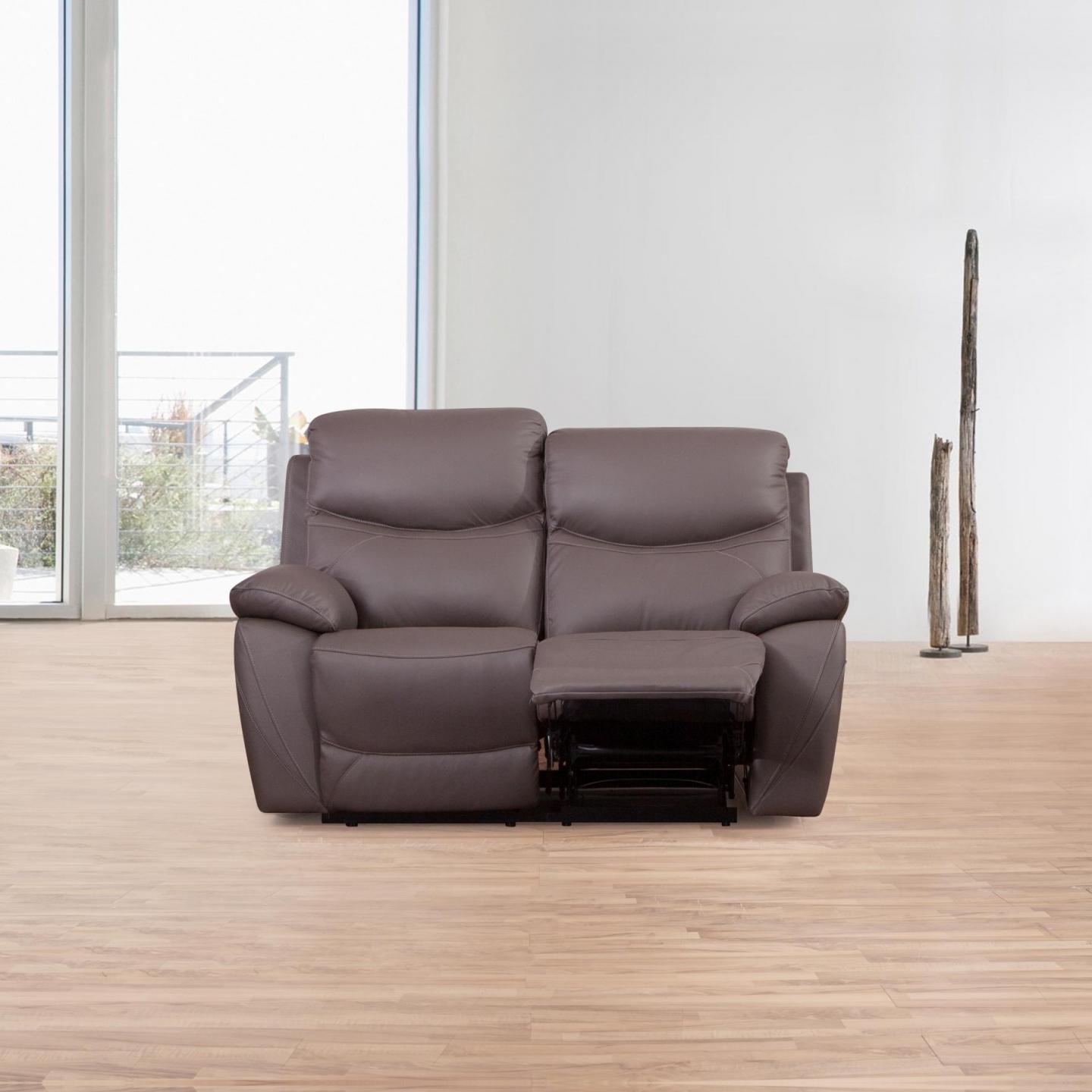 Chelsea Fabric Recliner Two Seater Sofa Lounge Life