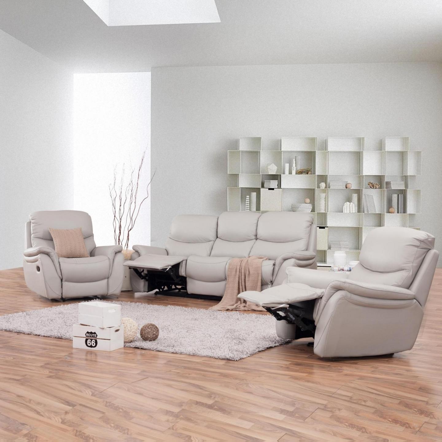 Richmond Fabric Recliner Sofa Suite 3 + 1 + 1 Lounge Life