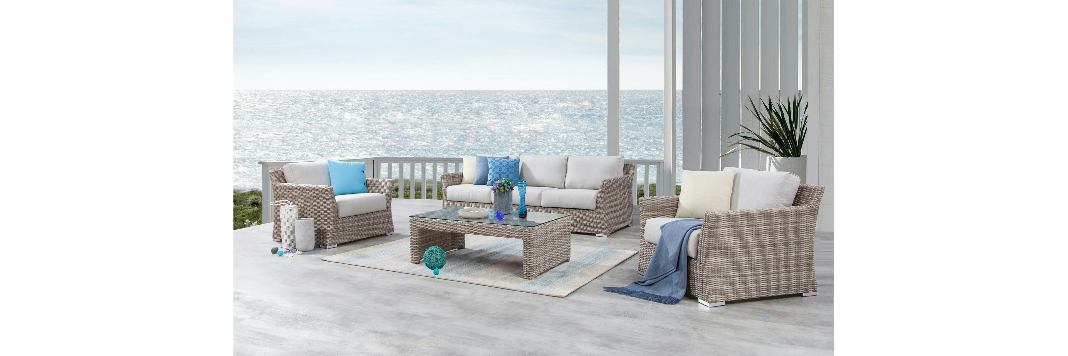 Wicker Outdoor Sofa Suites