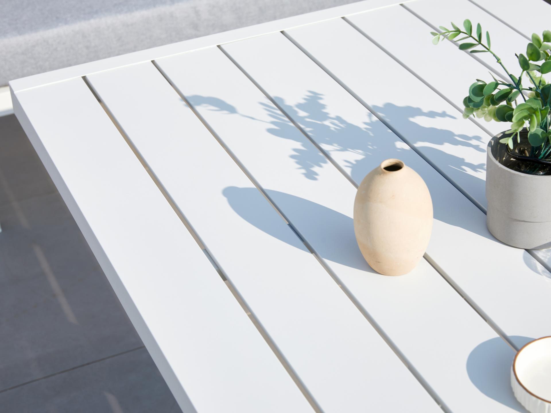 New Bondi White Outdoor Aluminium Combination Lounge And Dining 4