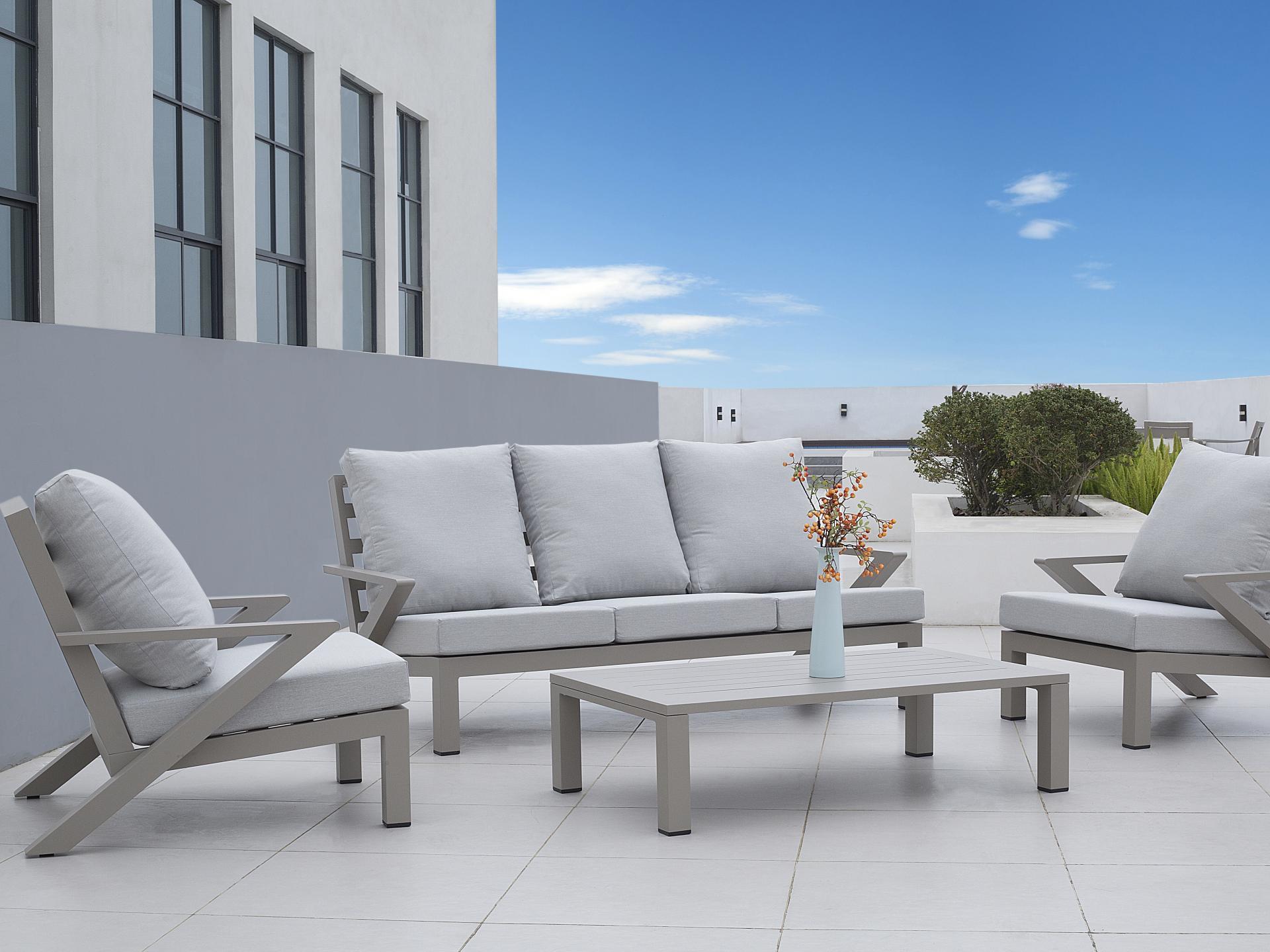 Wentworth Taupe Outdoor Lounge Set 3+1+1 With Coffee Table 2