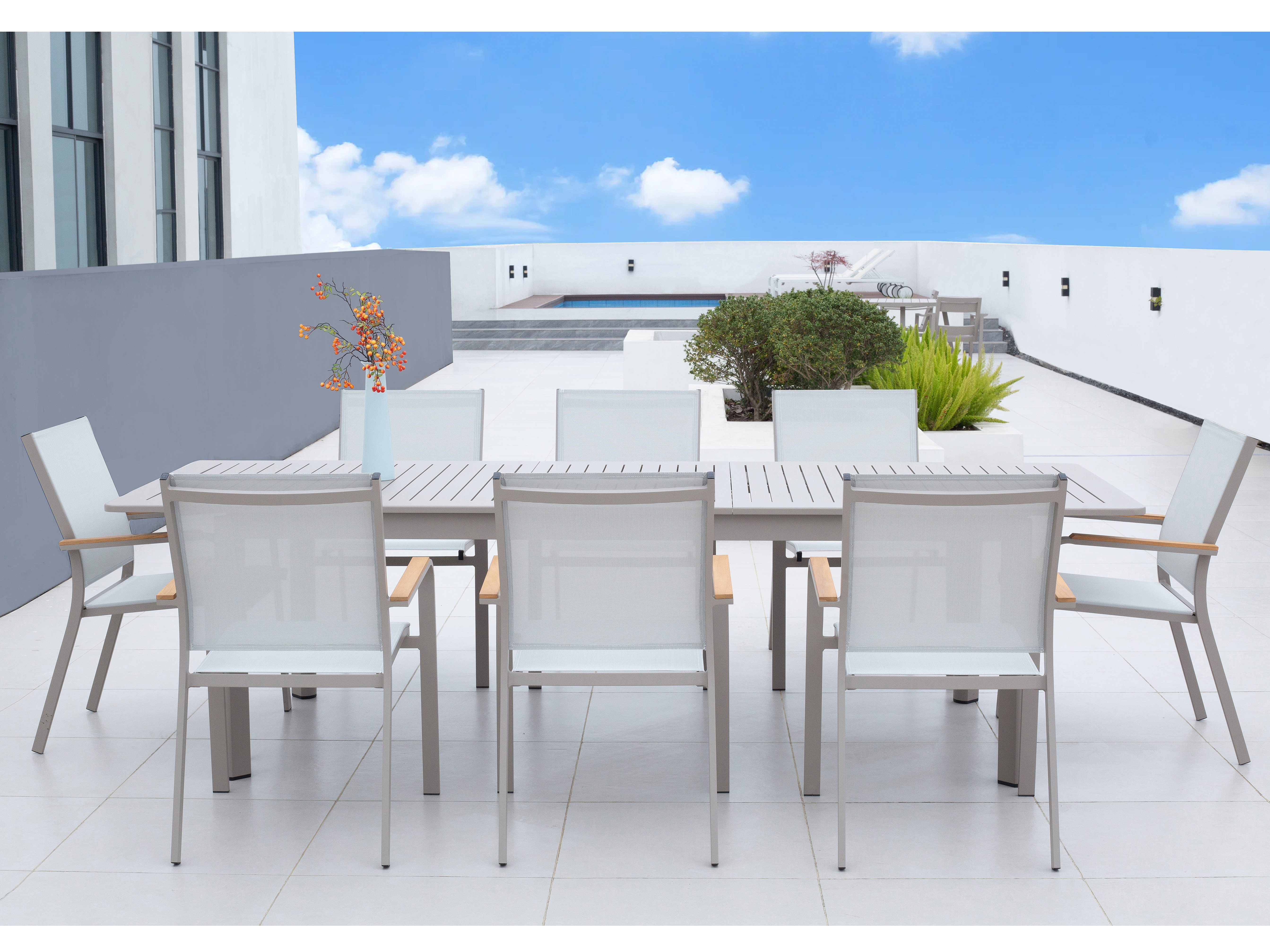 Wentworth Taupe 9-piece Extendable Dining Set With Wentworth Chairs 13