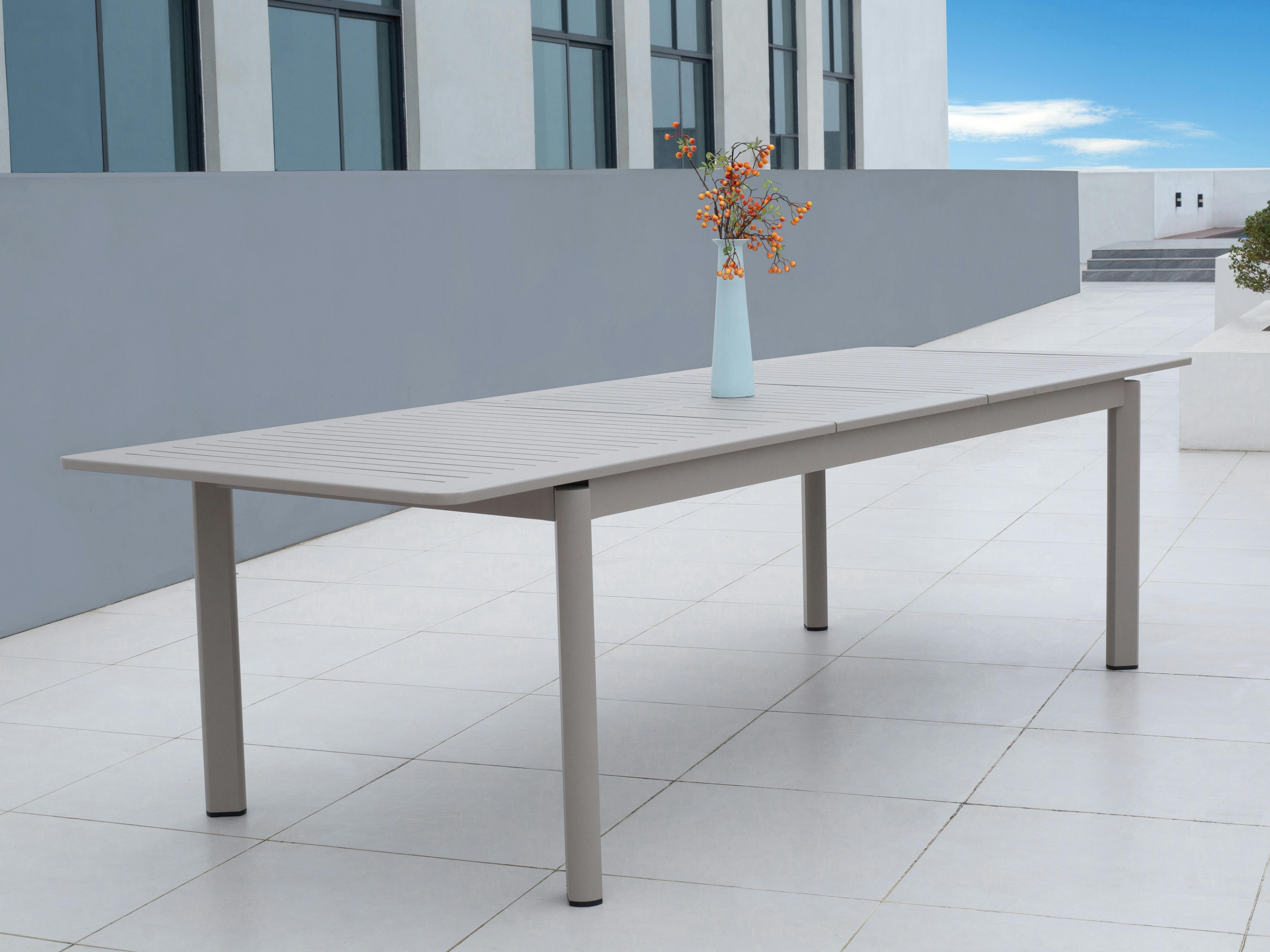 Wentworth Taupe Outdoor Extendable Dining Table