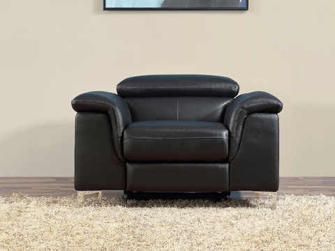 Oxford Leather Recliner Armchair 1
