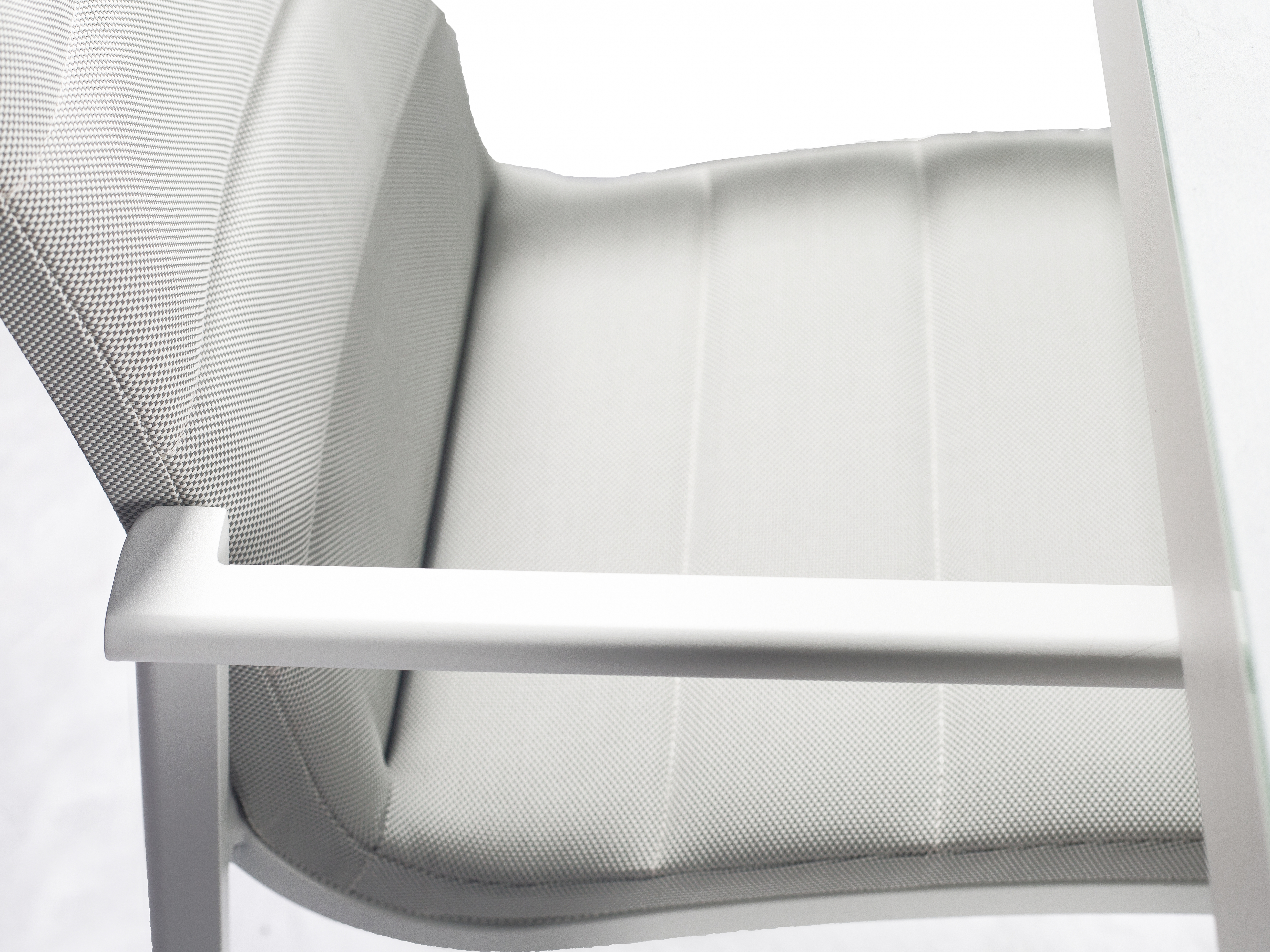 Santa Monica White Outdoor Dining Chair - Set Of Two 3