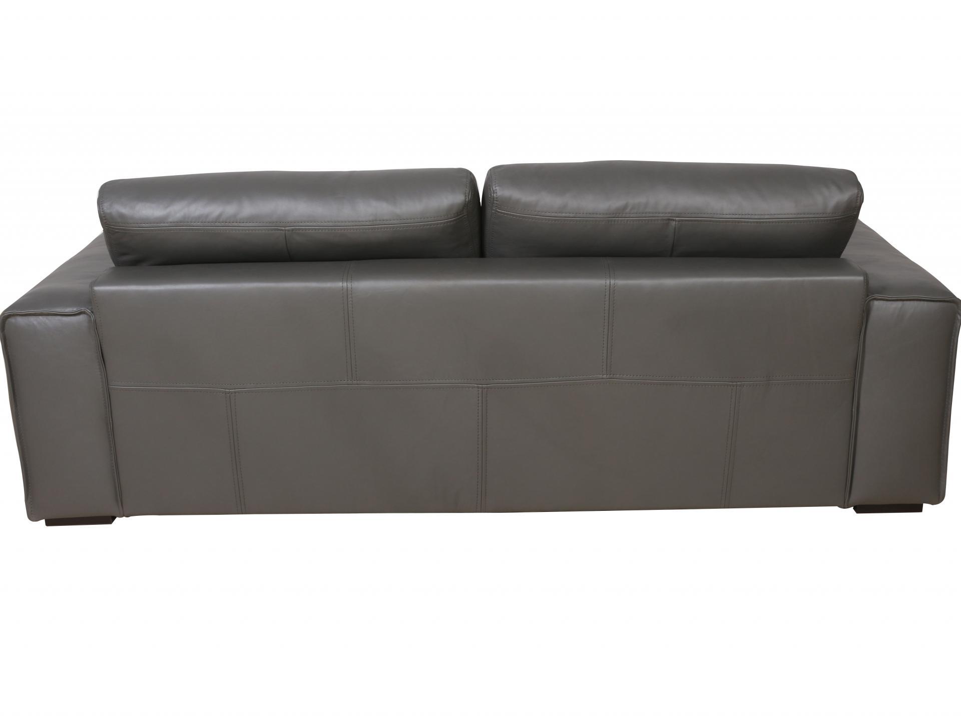 Milo Leather Three Seat Sofa 4