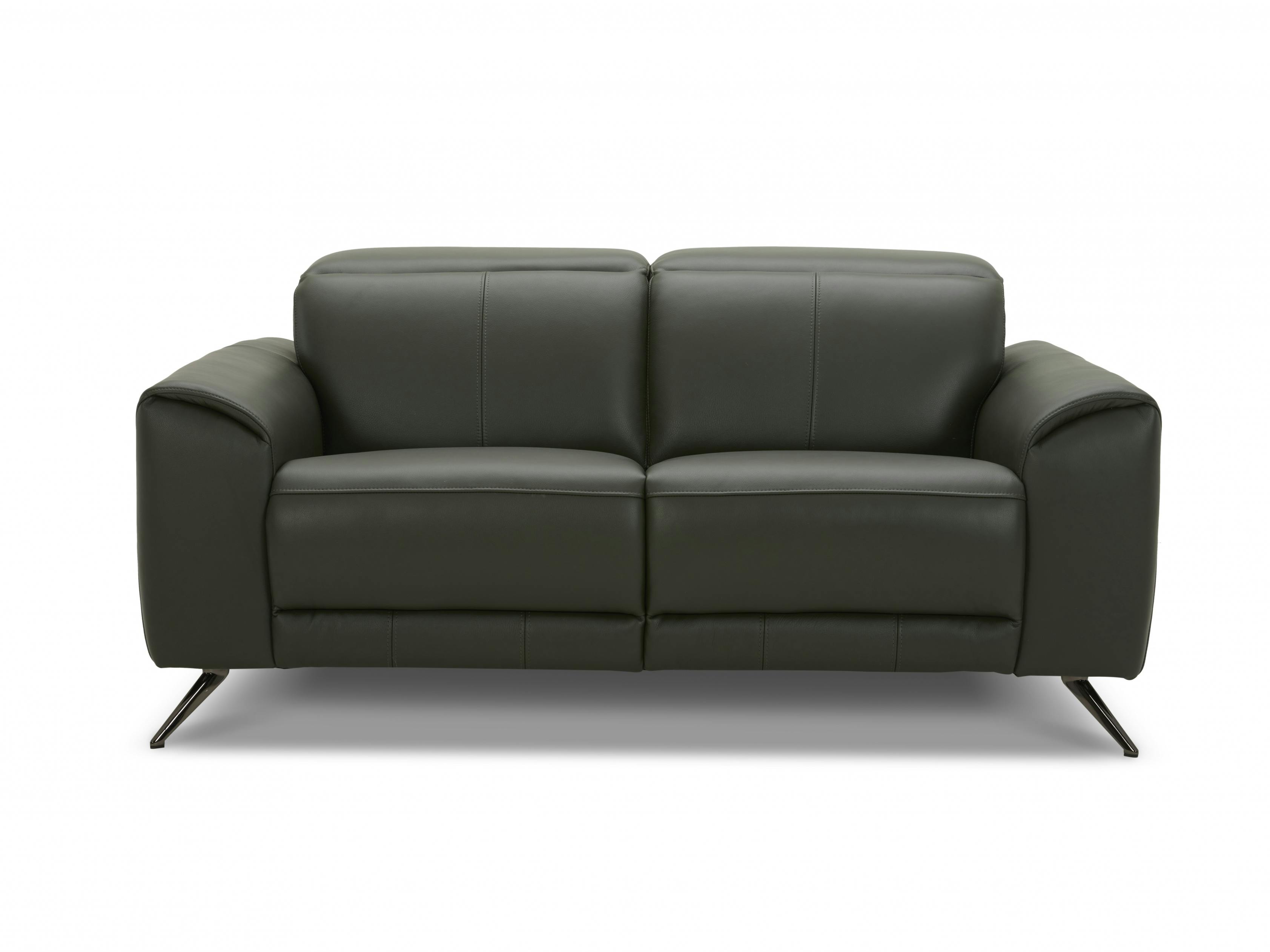 Dover Leather Recliner Two Seat Sofa