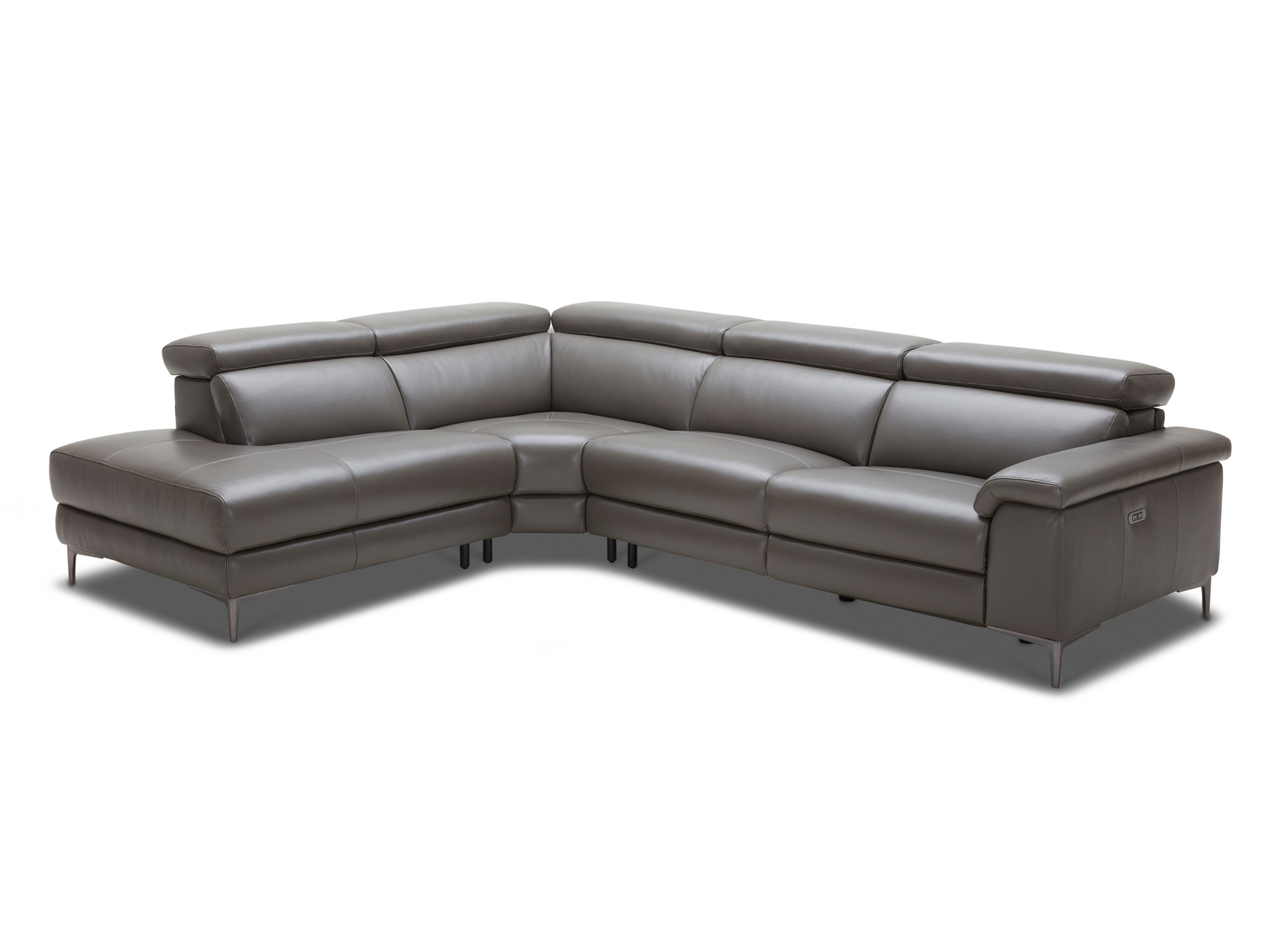 Carlisle Leather Recliner Corner Lounge With Terminal 2