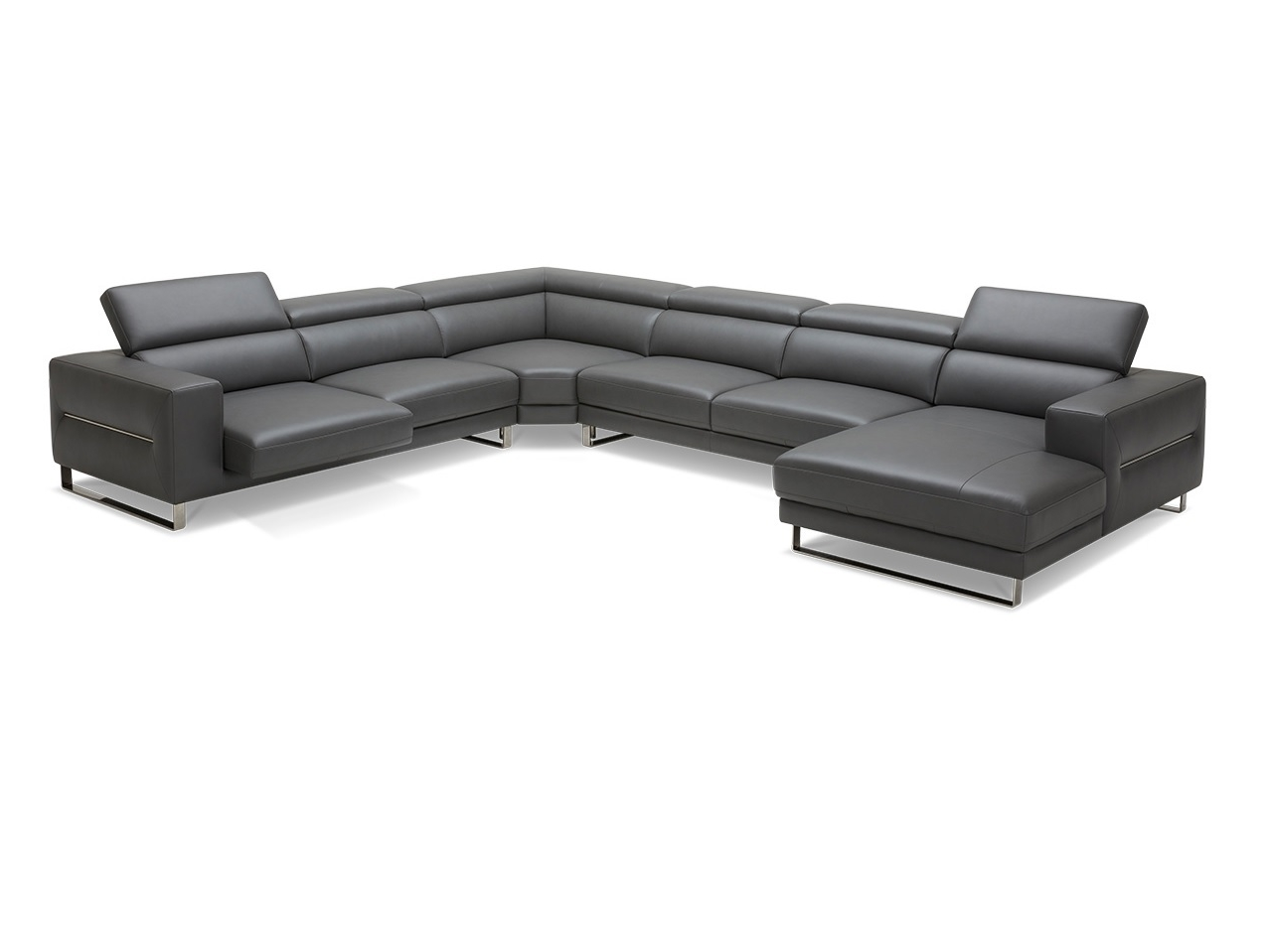 Elixir Leather Sliding Modular Lounge Option A 6