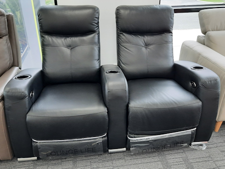 REGENT LEATHER 2 Seater Home Theatre (Electric Recliner)