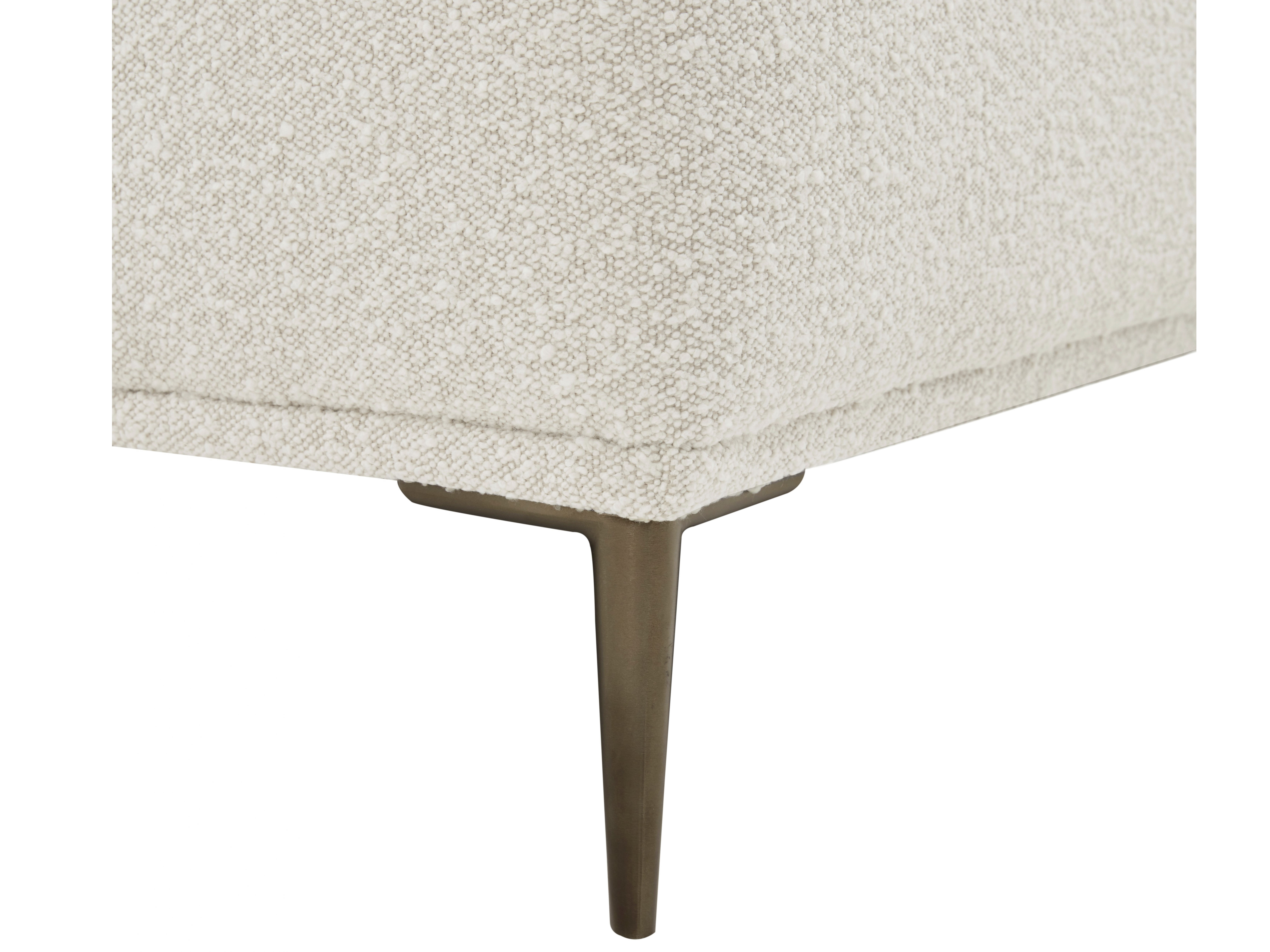 Gemma Boucle Fabric Chaise Lounge 7