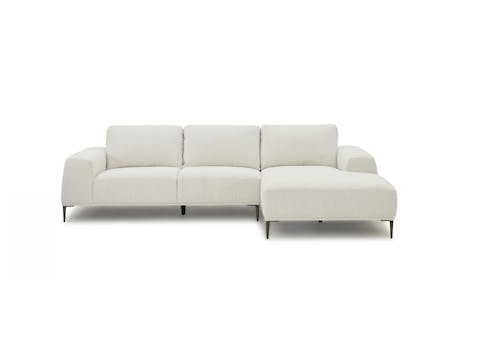 Gemma Boucle Fabric Chaise Lounge