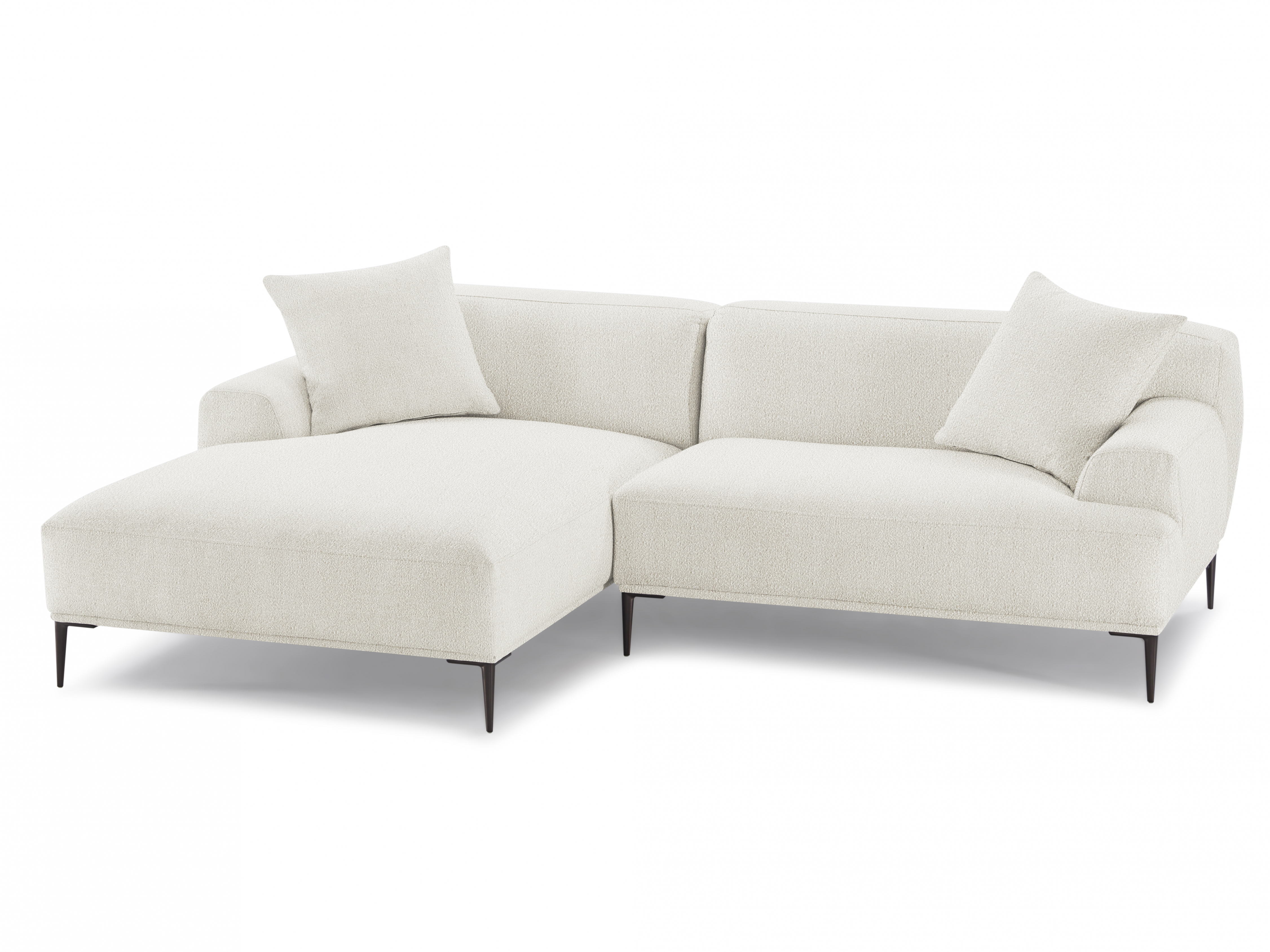 Andrea Boucle Fabric Chaise Lounge 2