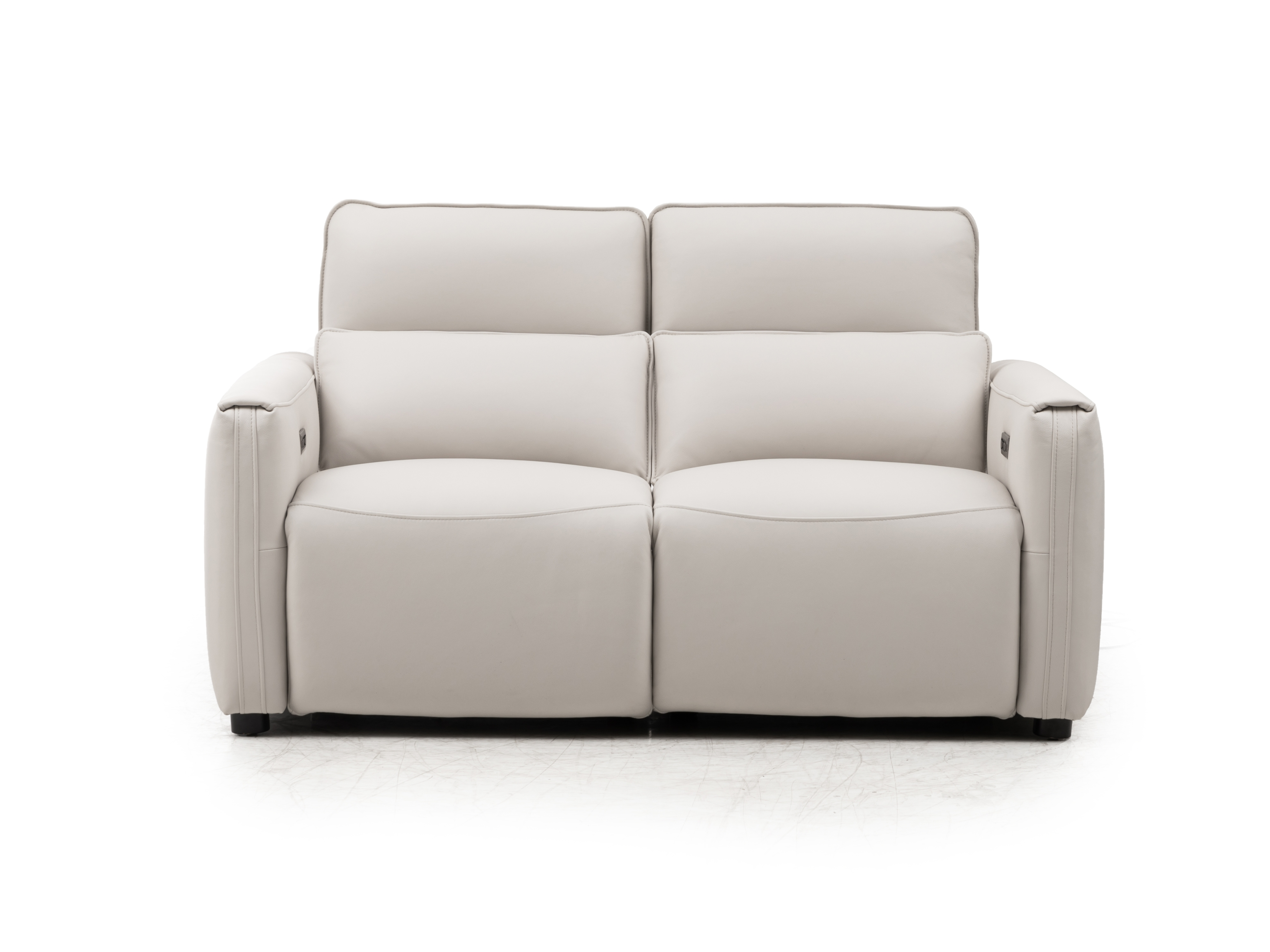 Maverick Leather Recliner Two Seat Sofa